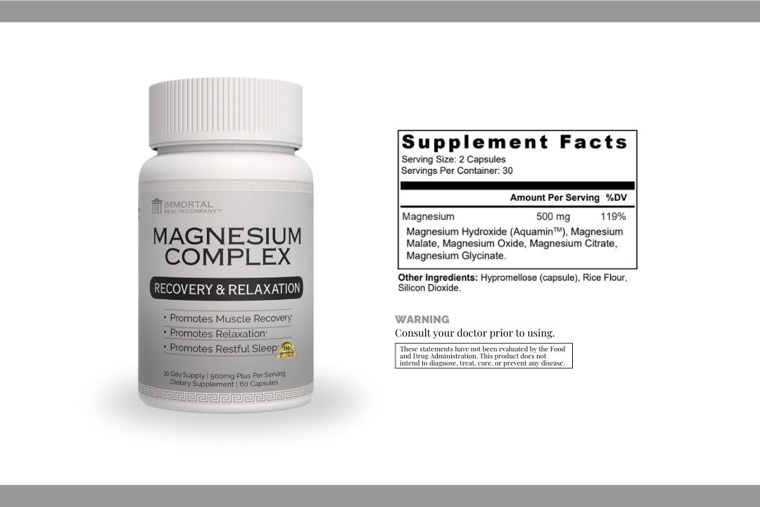 Calming magnesium citrate powder to ease muscle tension and support nighttime relaxation.