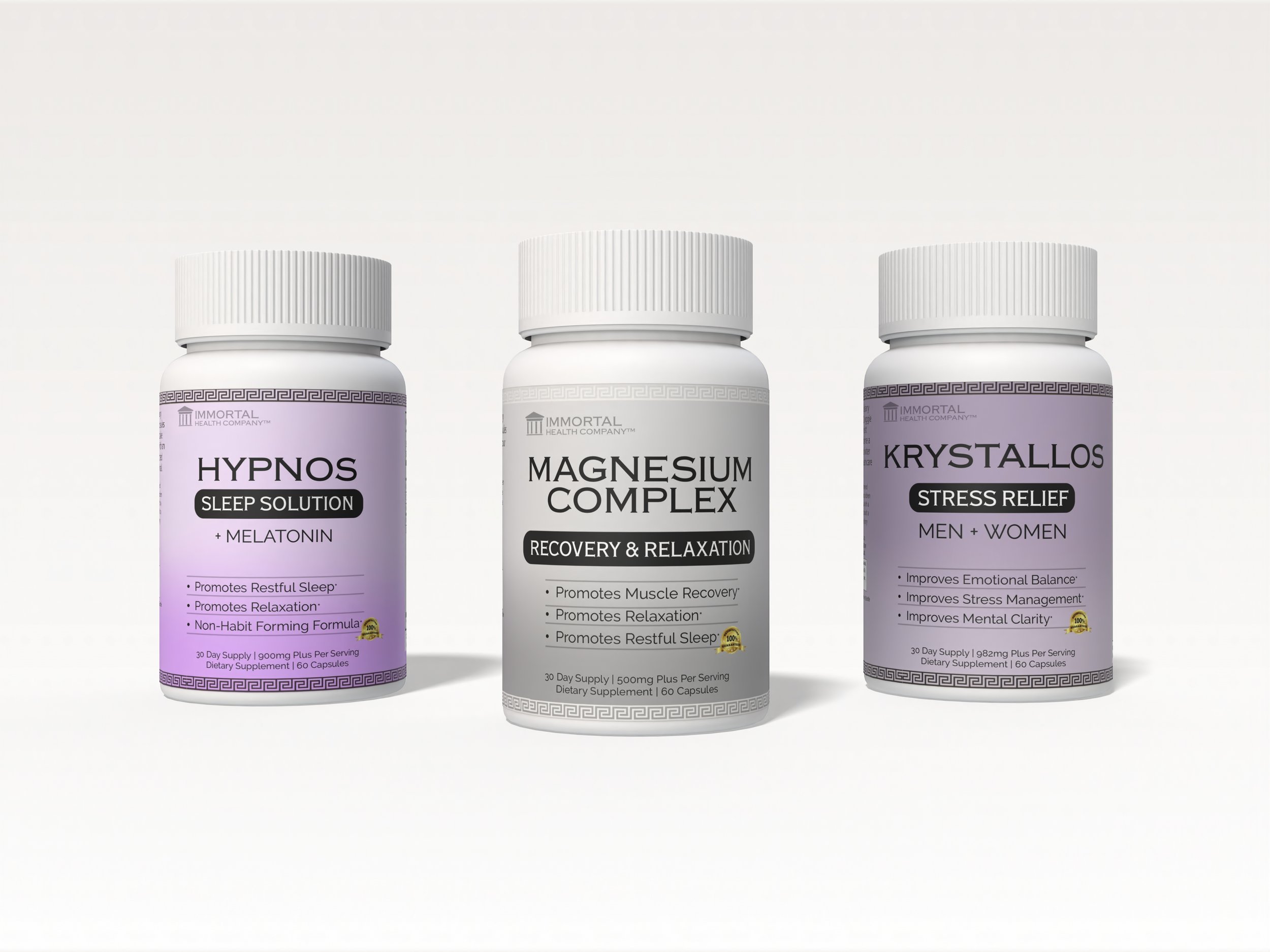 High-absorption magnesium complex supplement to support muscle relaxation and restful sleep.