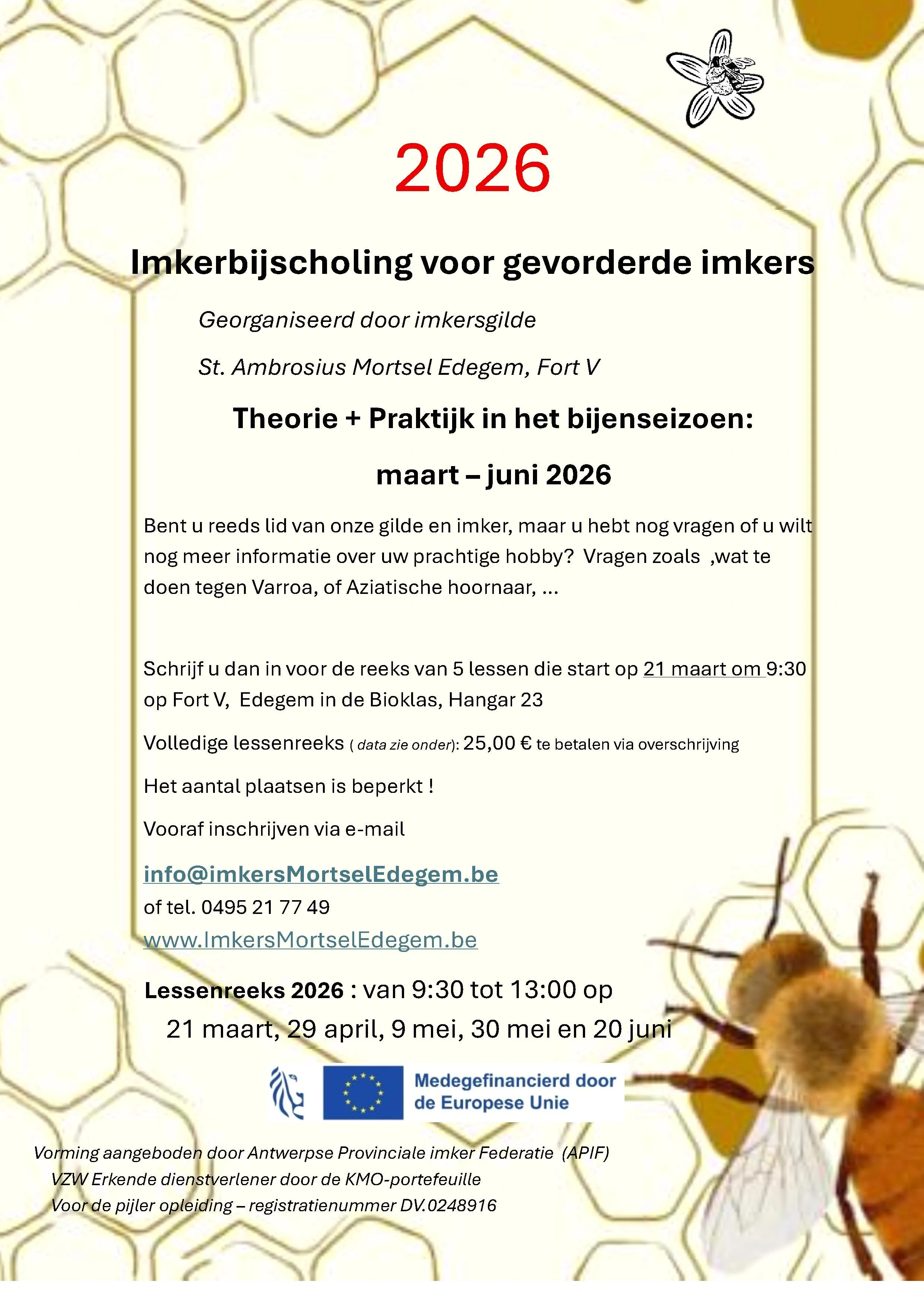 Cursus 2026 gevorderden