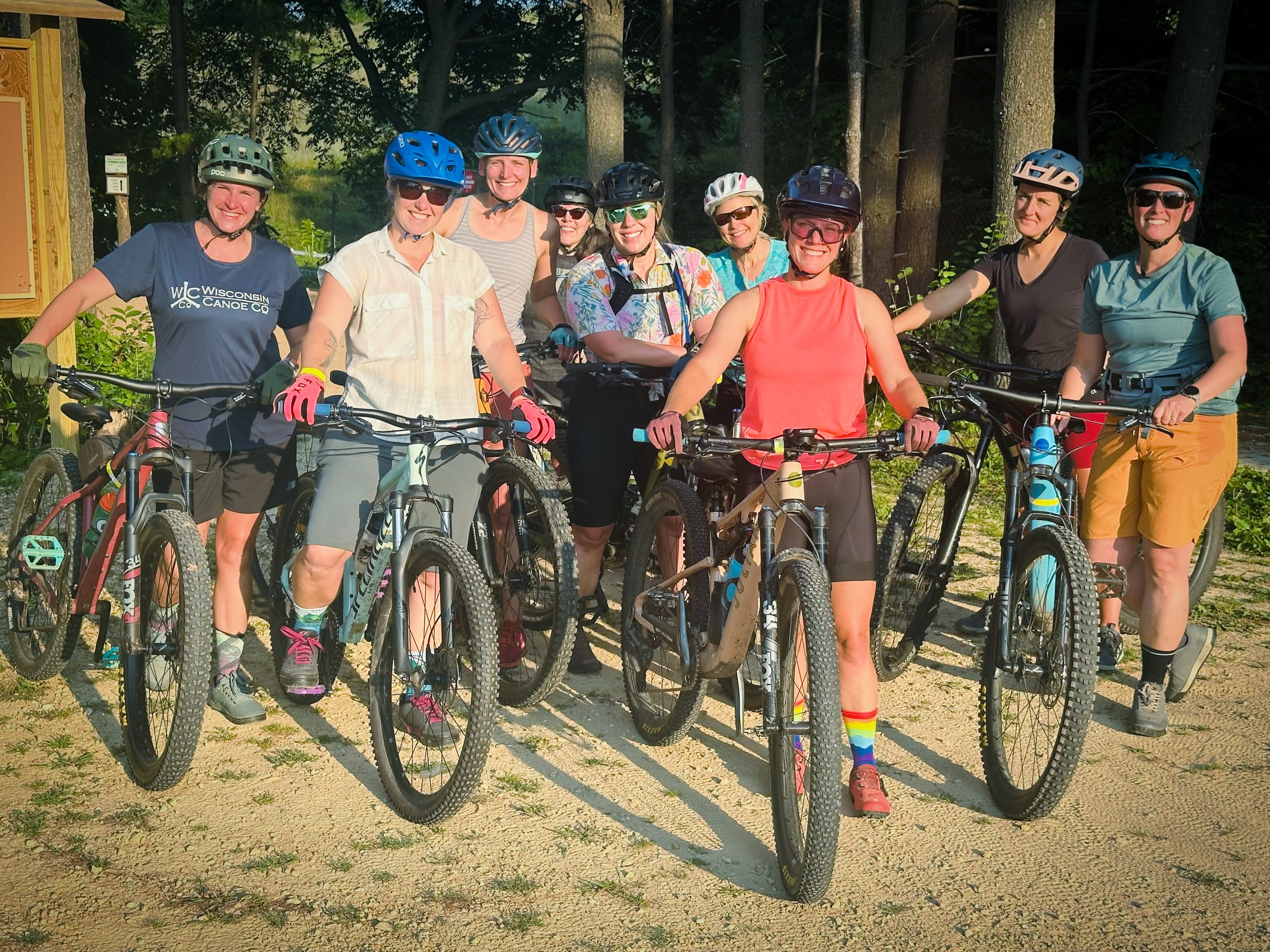 Women's group ride