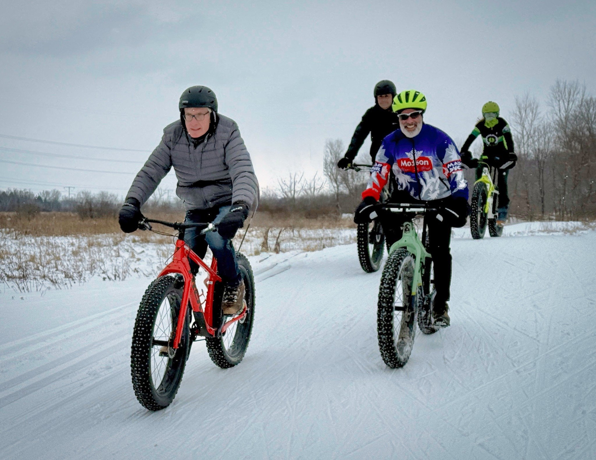 Pretty cool milestone this week: Governor Tony Evers took his first-ever fat bike ride at Blackhawk Ski Club! 🙌

Huge thanks to our partners at Blackhawk Ski Club and especially Pat Remington, Mike Dobrient, as well as Jake Jones from Trek Bicycle M