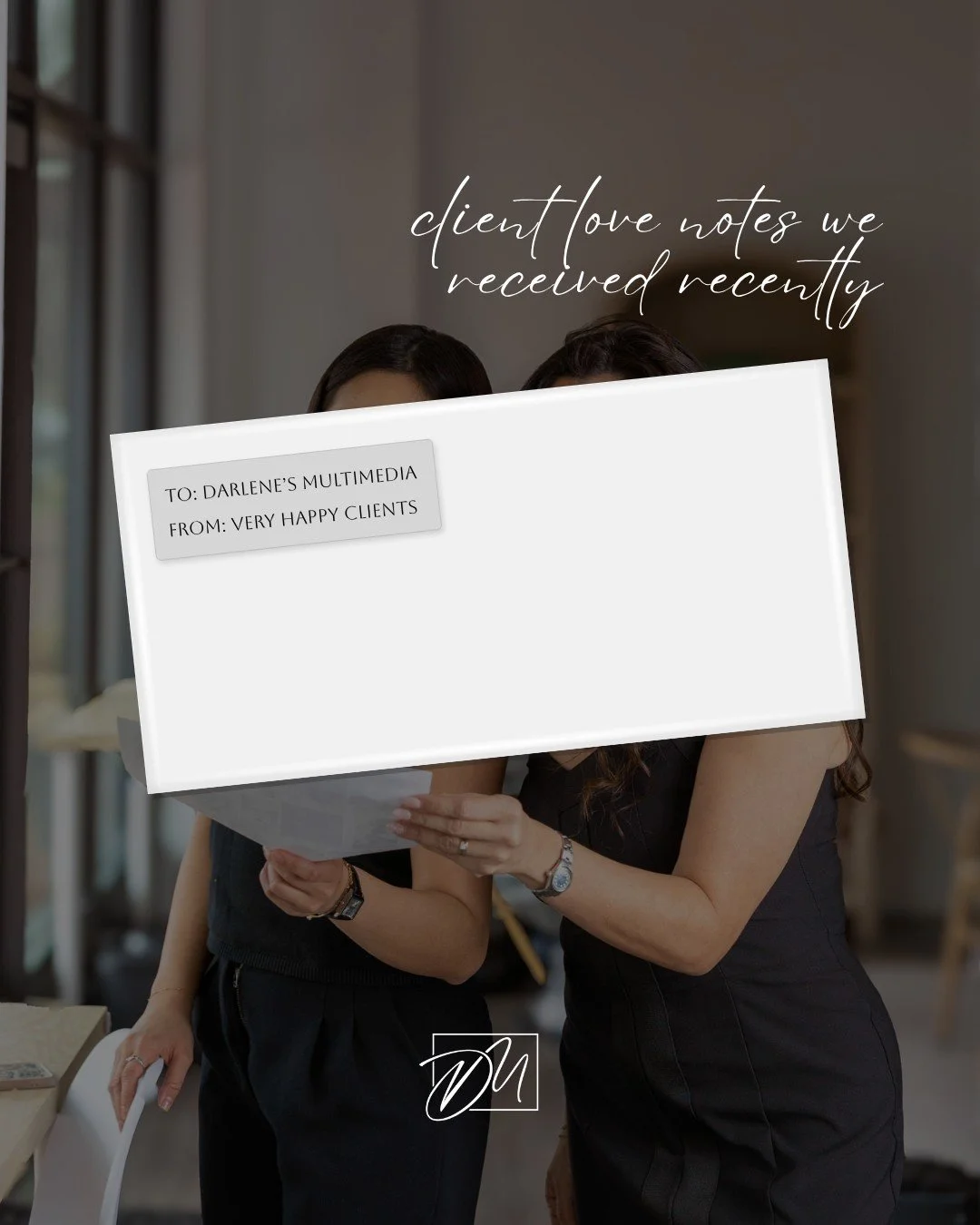 Nothing makes us happier than seeing our clients satisfied with their content and our work! Every photoshoot, branding session, and project we take on is tailored to you, and these love notes remind us why we do what we do. 💌

Satisfied with our wor