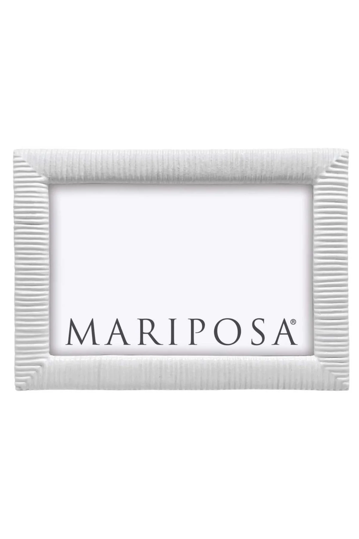 Woven White 4x6 Frame