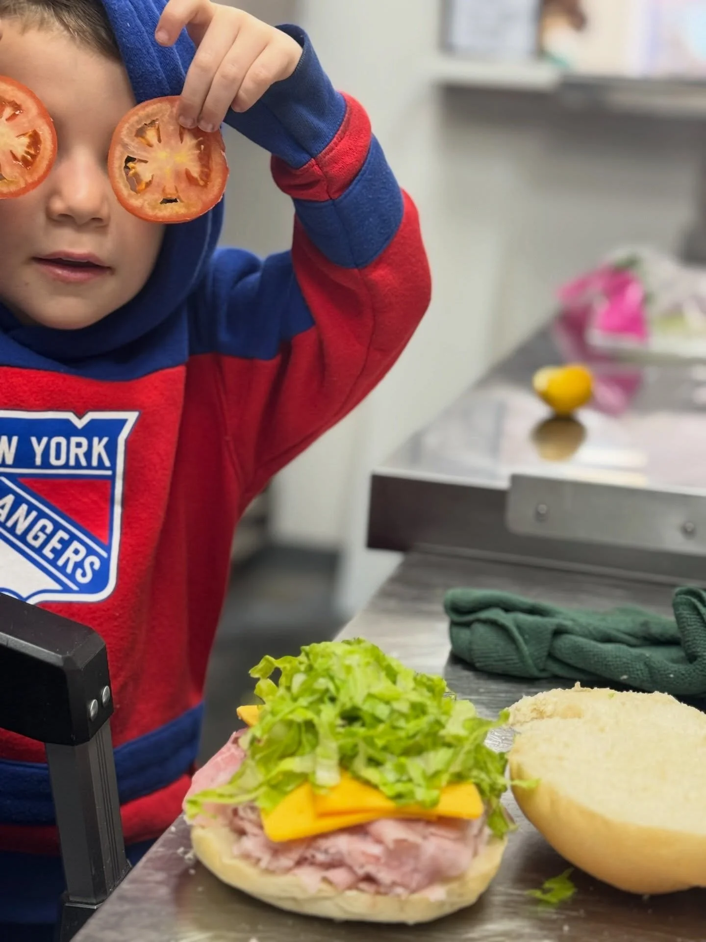 Would you let Dom build your next Ham &amp; Cheese sandwich?? Hit the heart &hearts;️ if that&rsquo;s a yes and show our boy some love!

#tomsriver #coffeeshop #smallbusiness