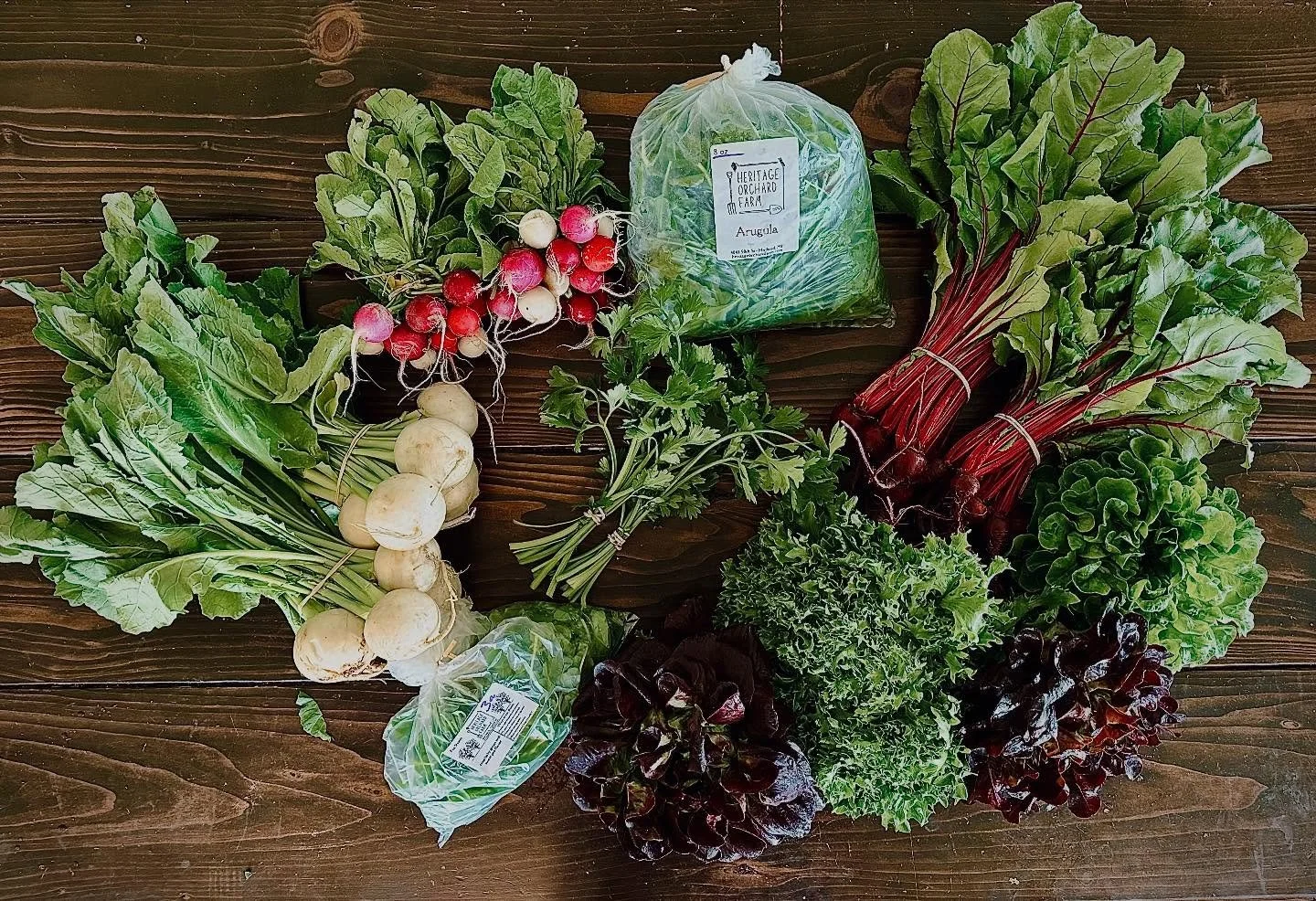 CSA Week 3! 

It&rsquo;s crazy to think we&rsquo;re already 3 weeks in to our CSA season!

Week 3&rsquo;s haul (full share pictured): 
Hakurei Turnips
Radishes
Arugula
Baby Beets (with Greens)
Head Lettuce
Pea Shoots
Cutting Celery

#csa #communitysu