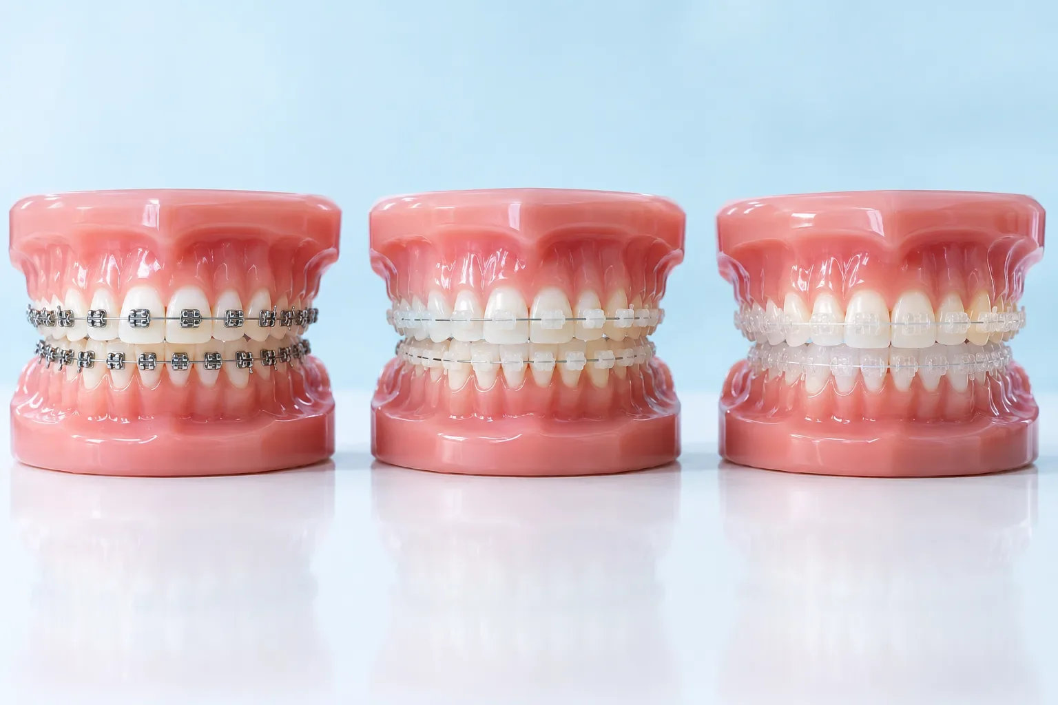 Brackets metálicos, cerámicos o de zafiro: diferencias y cuál elegir