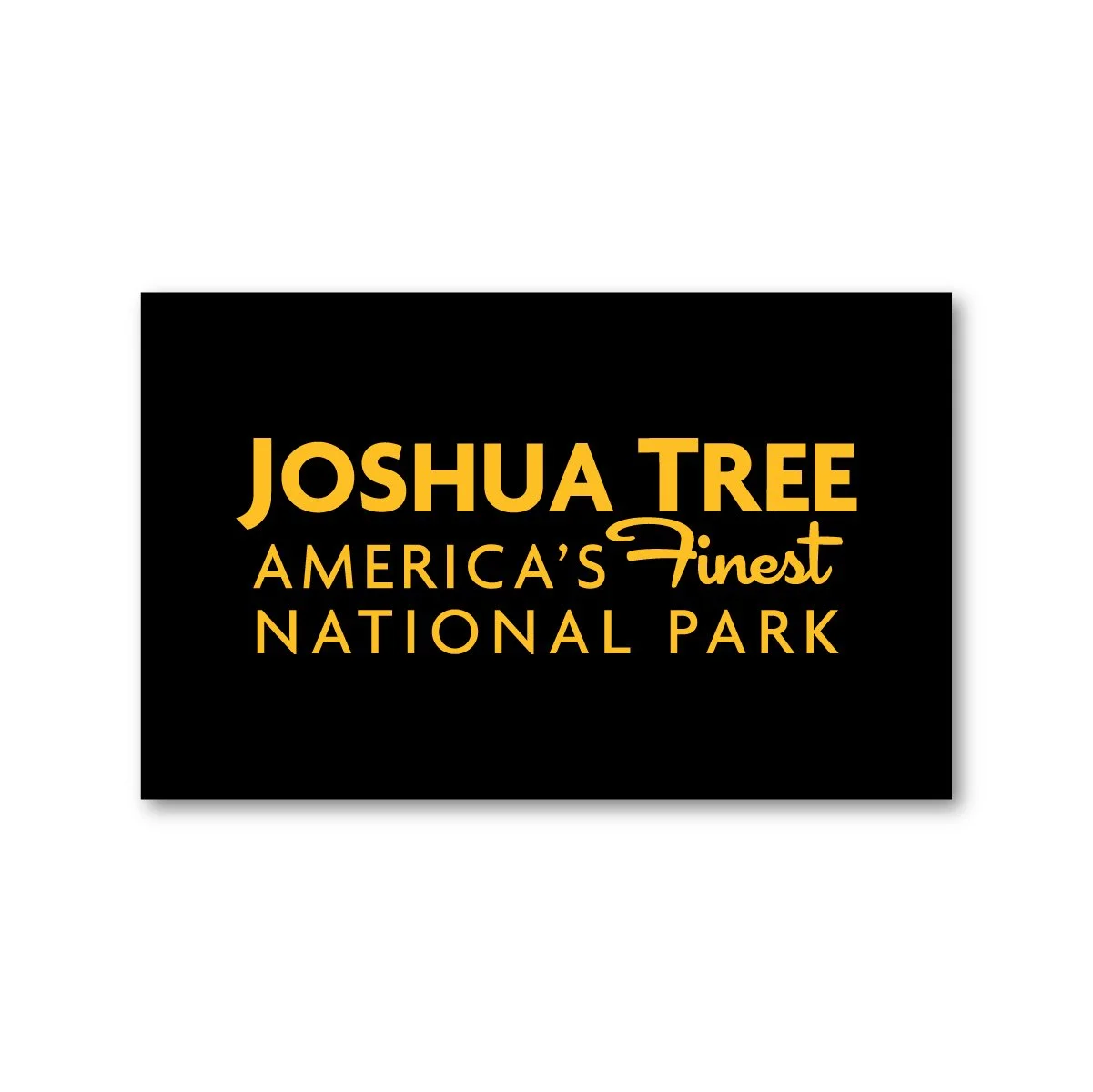 America's Finest National Park Sticker