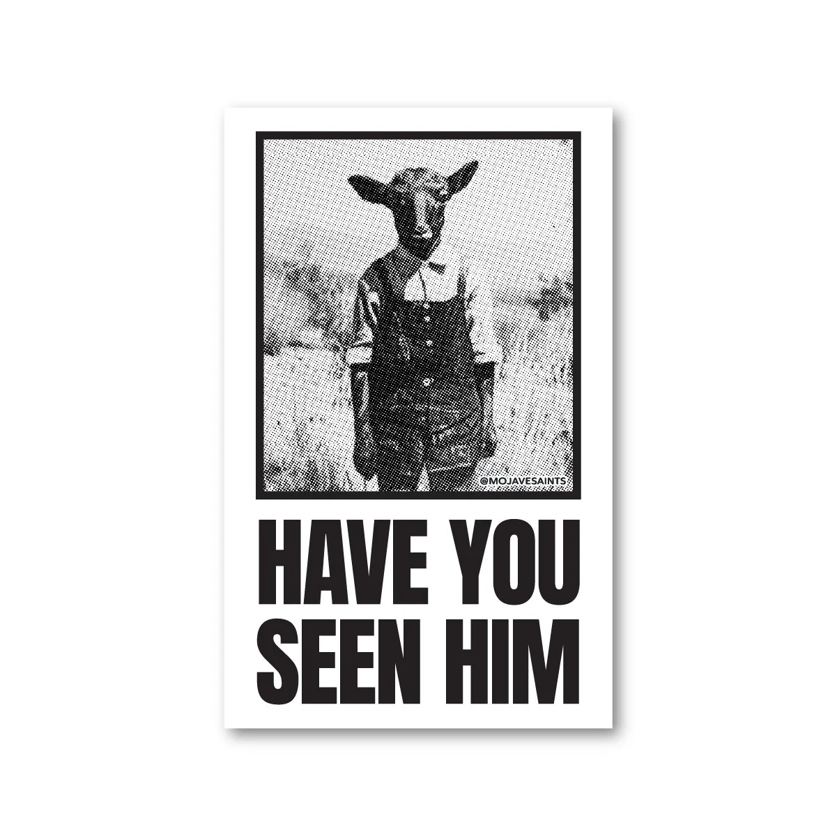 Lamb Boy of Amboy Slap Sticker