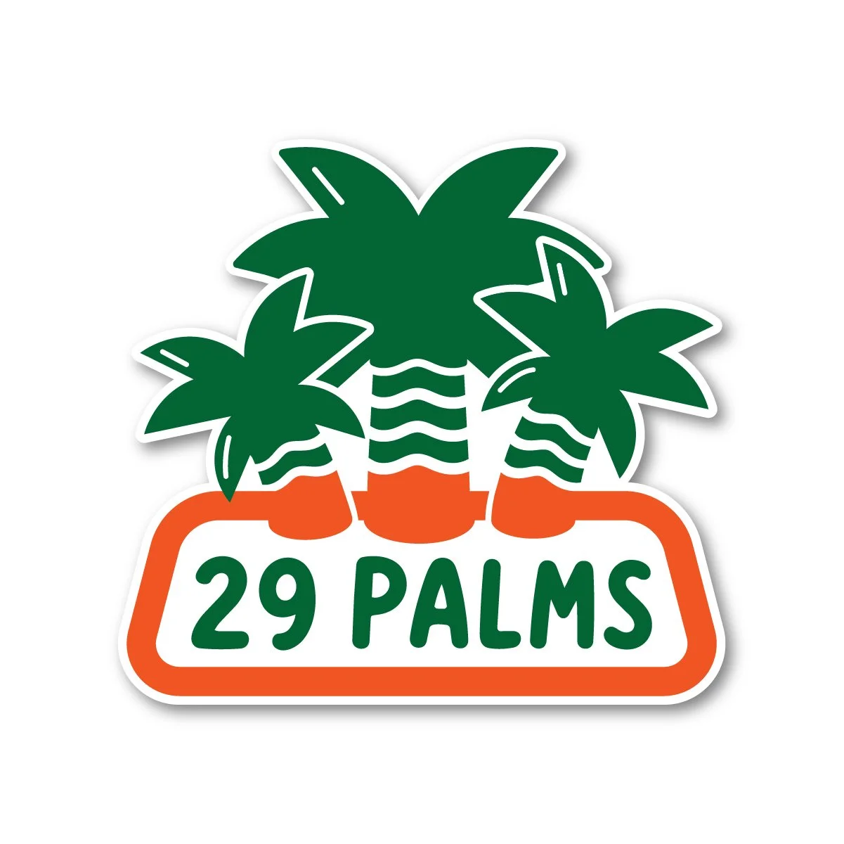 29 Palmas Sticker