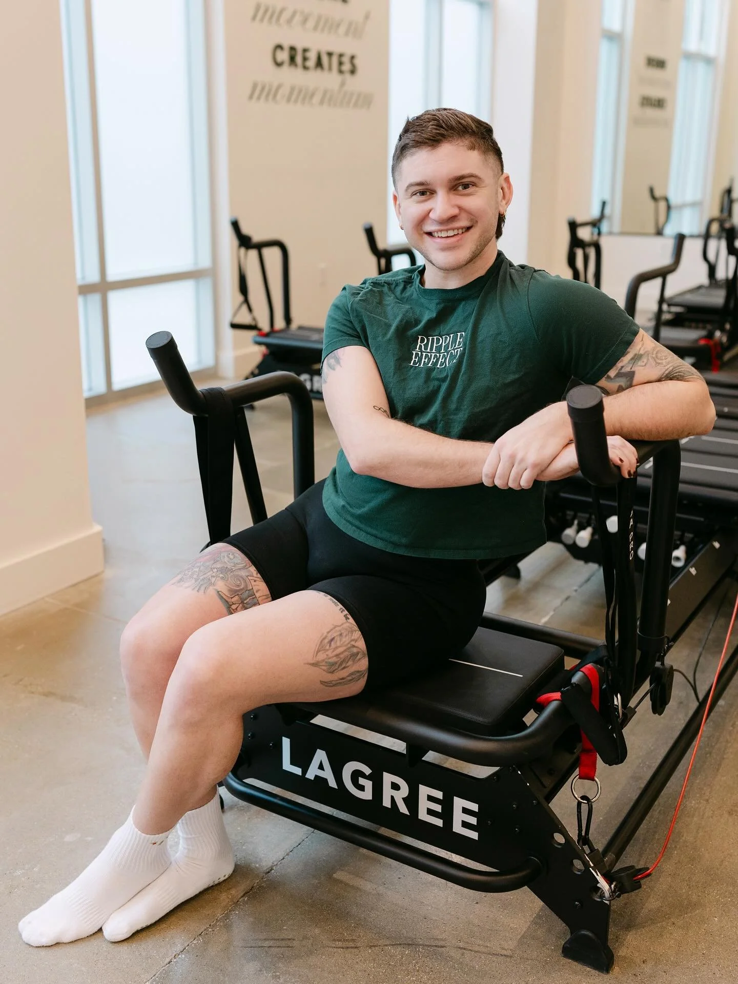 Mattie 🤝 Ripple Effect&hellip; FINALLY 🤍

Mattie began teaching group fitness when they did a 200 Hour Yoga Certification during COVID. Fast forward to 2022, Mattie had fallen in love with strength training and decided to start teaching HIIT classe