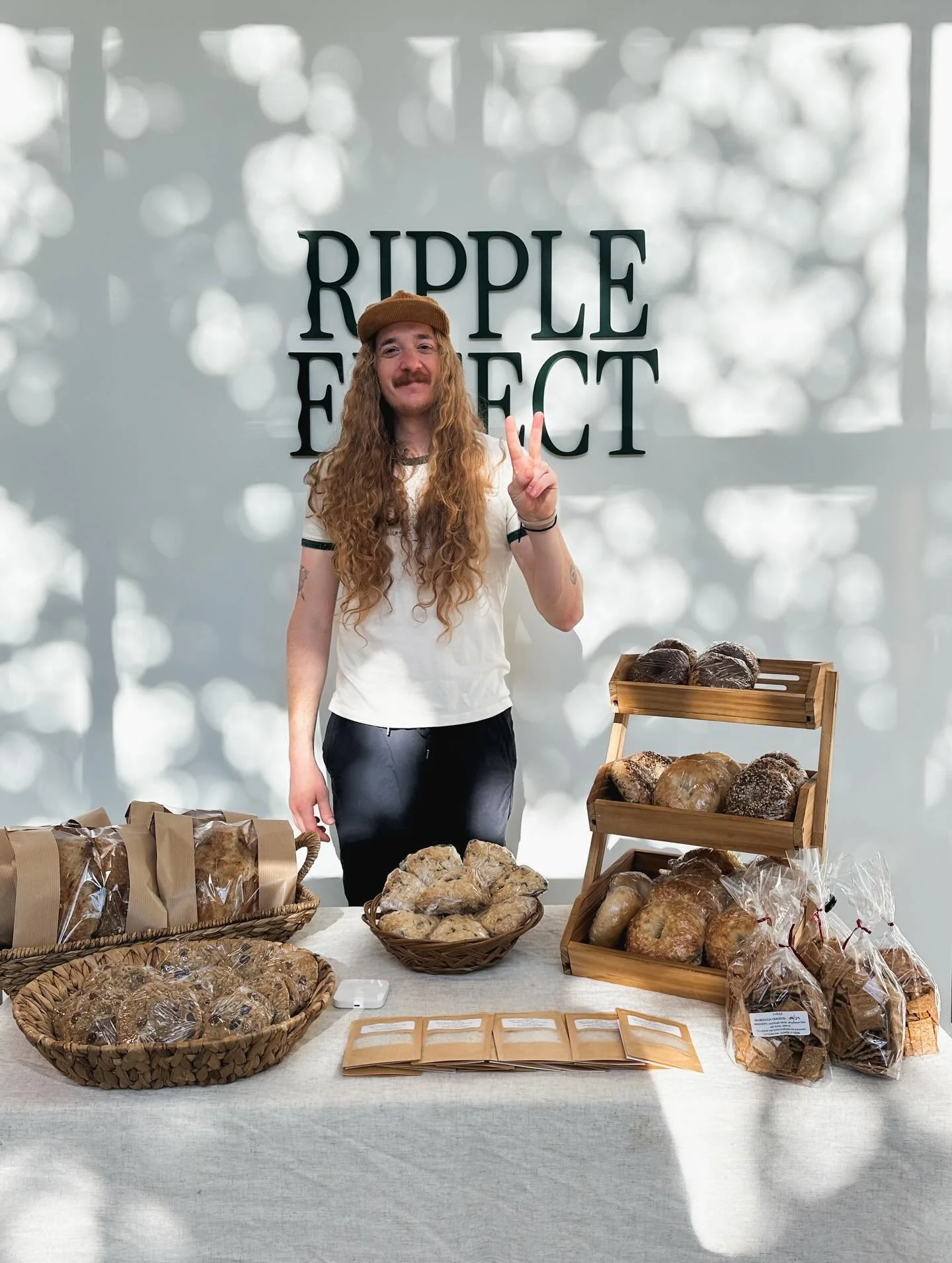 the temps are dropping &amp; it&rsquo;s time to cozy up with our favorite sourdough baked goods from @getbakedwithbrian !! Stop the by the studio this Sunday from 9-12!! 🍪🥯🍞