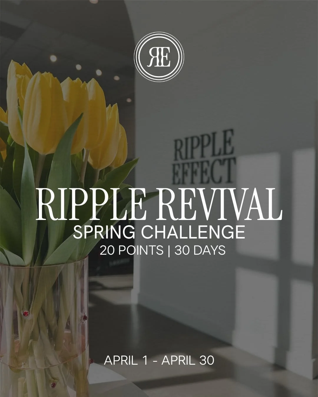 🌼Ripple Revival🌼 
Spring into a new season at Ripple Effect! Membership upgrades &amp; more details coming soon 🫶