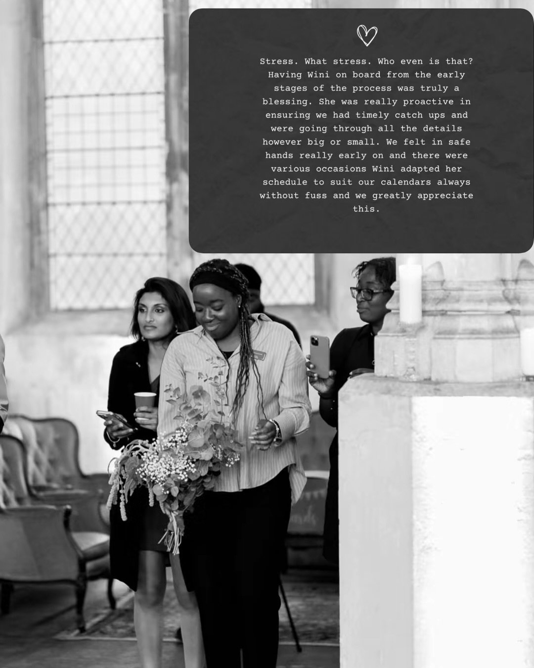 This feedback means everything to me! Last year was one of the hardest year of my life, losing my dad&hellip;.Honestly do not know where I got the strength to keep going, it was God!! 

It was then I realised the huge pressure of being a Wedding Plan