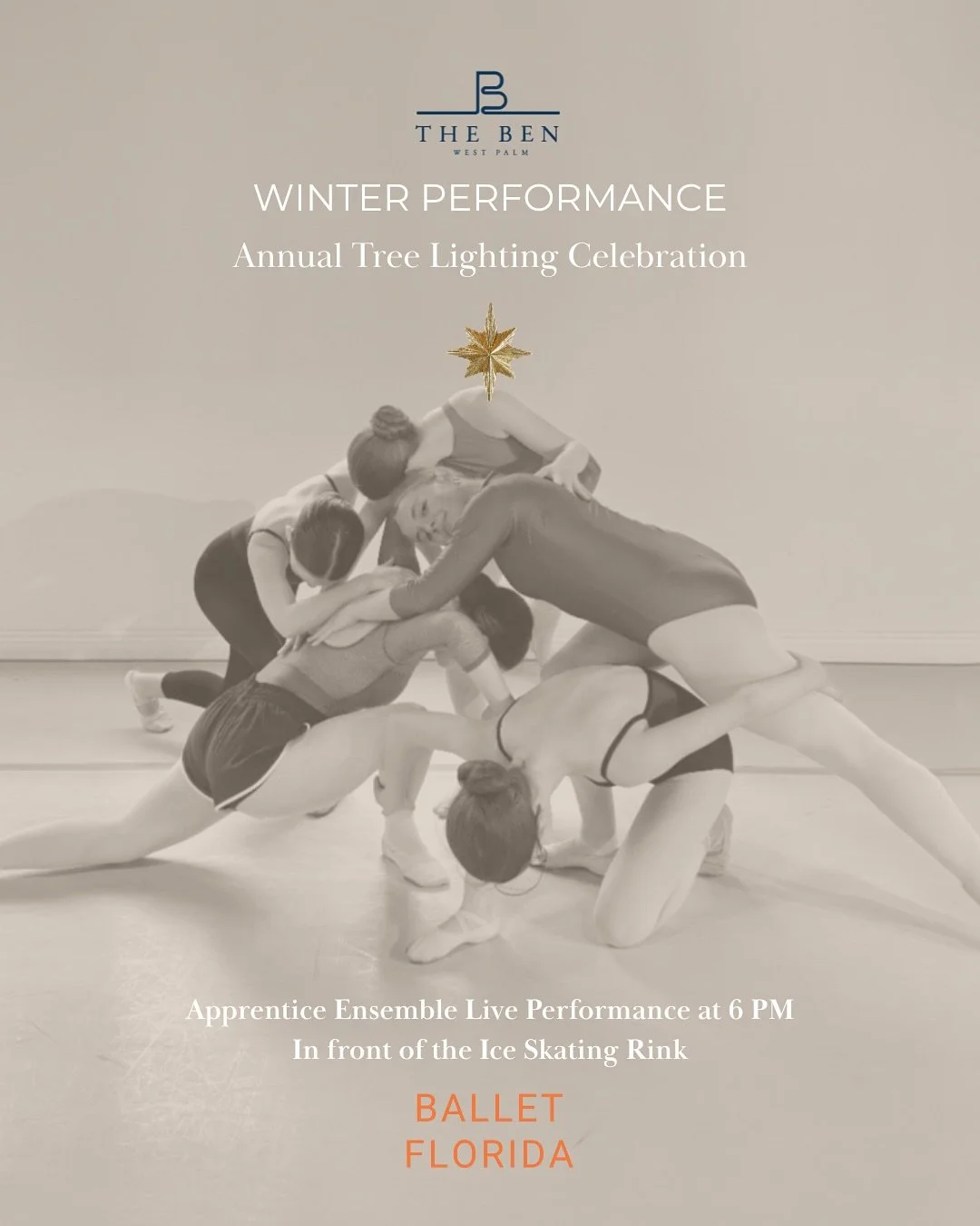 Join Ballet Florida&rsquo;s Apprentice Ensemble for a special 10-minute outdoor performance of Les Patineurs (The Skaters&rsquo; Waltz) a ballet inspired by the elegance and rhythm of ice skating ⛸️

✨ Live Performance at 6:00 PM
💫 November 3rd
📍 I