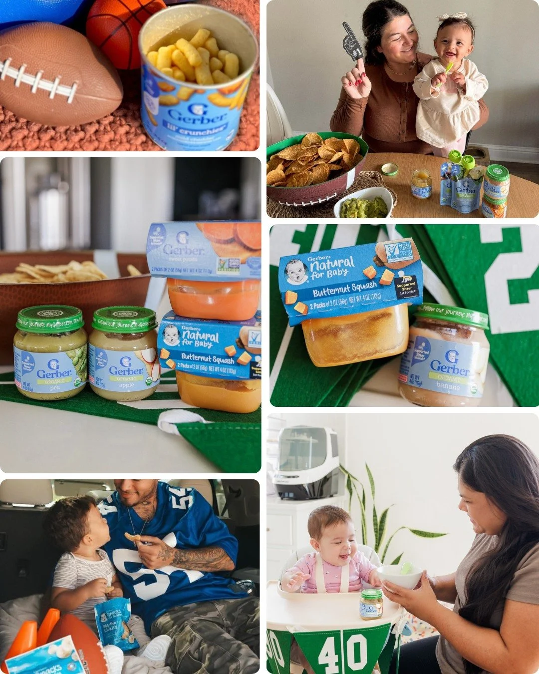 Game day for Gerber 🏈💛
Our amazing community of creators showed how @Gerber snacks keep little fans happy while parents cheer on their team!
From adorable tailgate setups to real-life snack hacks, this #GameDayByGerberAtWalmart content was a win