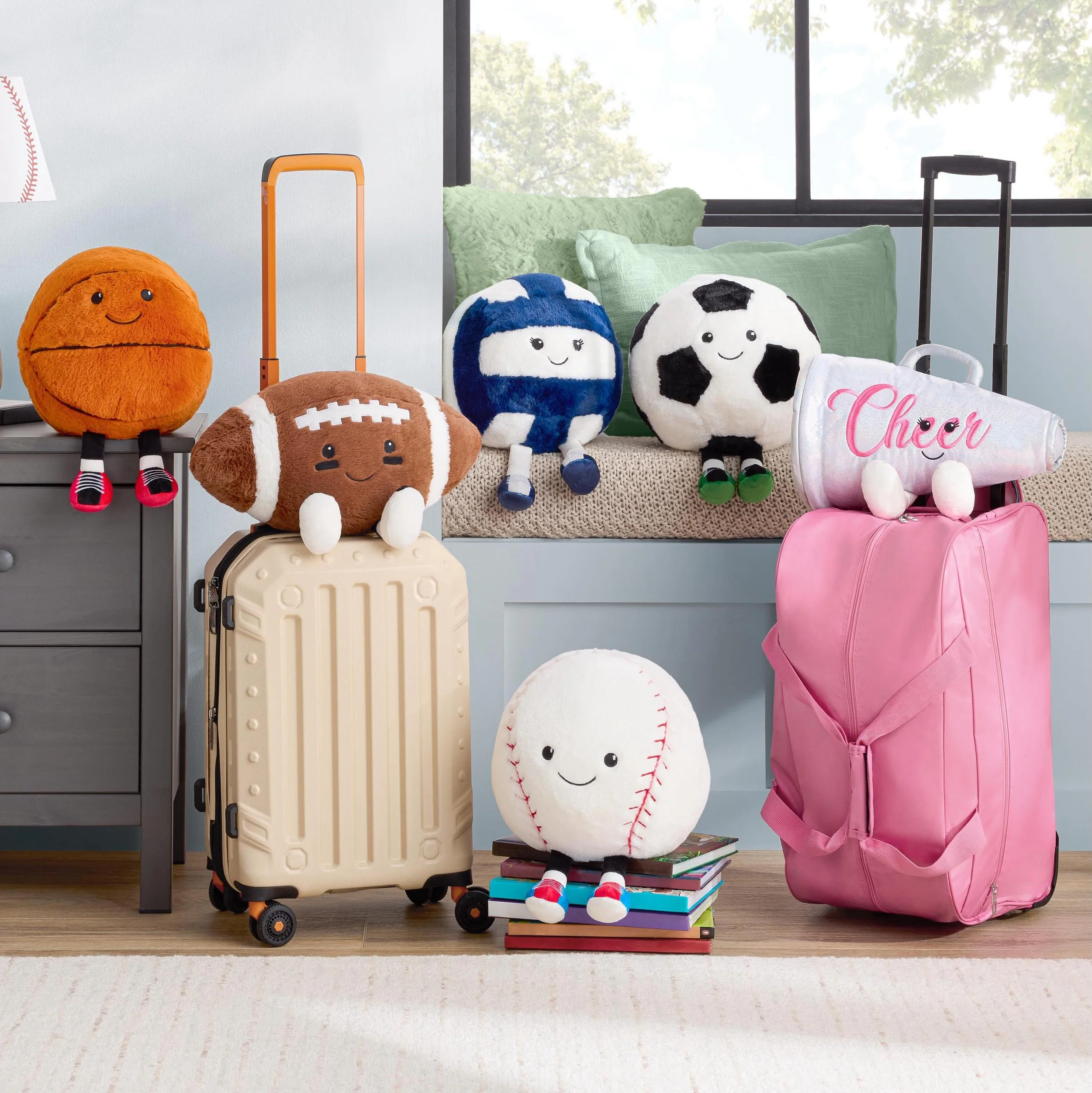 The cutest teammates around🏀⚽️🏈

Our team styled and shot these Member&rsquo;s Mark Happy Sport Plush characters, and they&rsquo;re the perfect mix of cozy, playful, and giftable for every little sports fan. Now live on samsclub.com! @samsclub