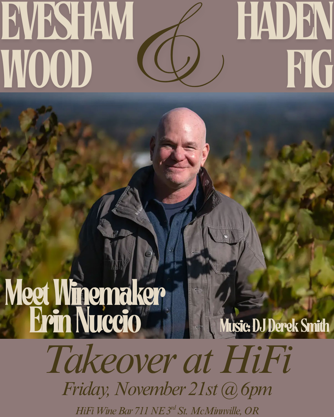 Evesham Wood/Haden Fig Takeover with Live DJ: Derek Smith