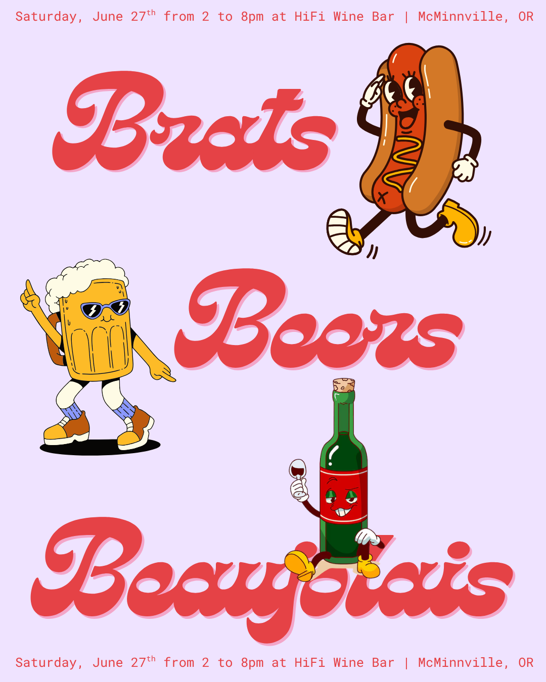 Brats, Beers &amp; Beaujolais Event with DJ Step Chad