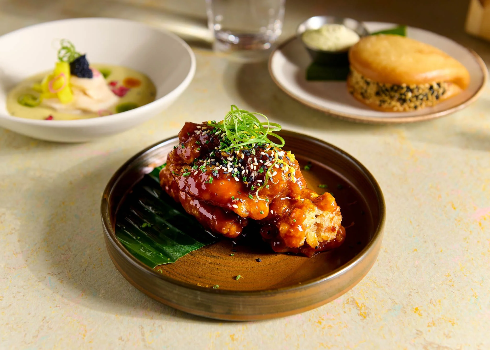 GaGa Glasgow glazed chicken bowl – food photography Glasgow Scotland
