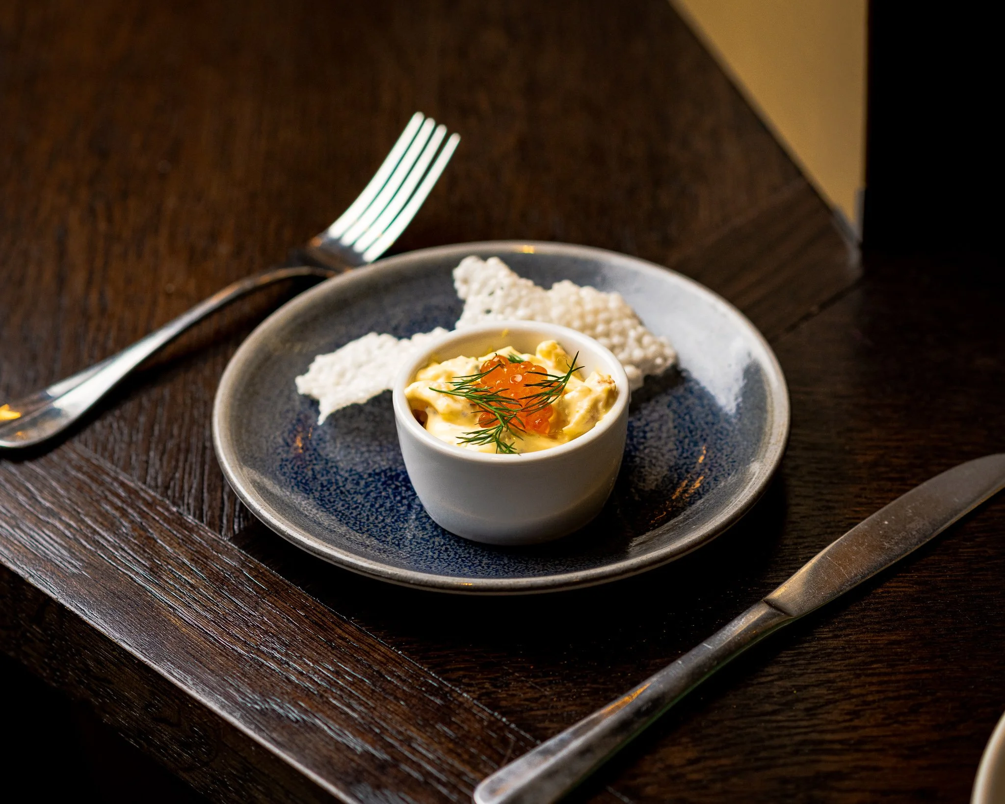 Glaschu Glasgow baked dish in ramekin – restaurant food photographer Glasgow