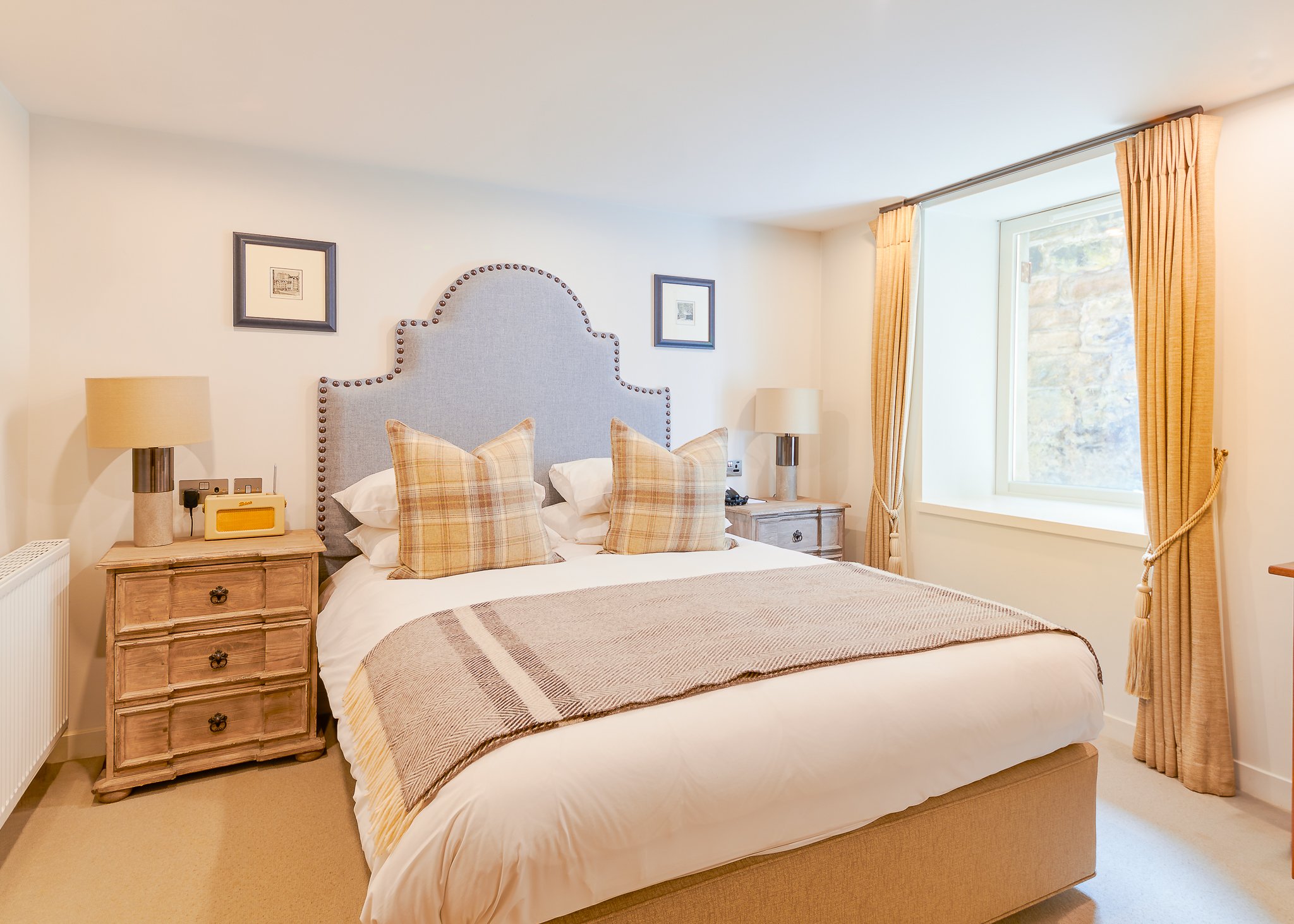 Roseate Edinburgh twin bedroom with garden views – hotel interior photographer Edinburgh