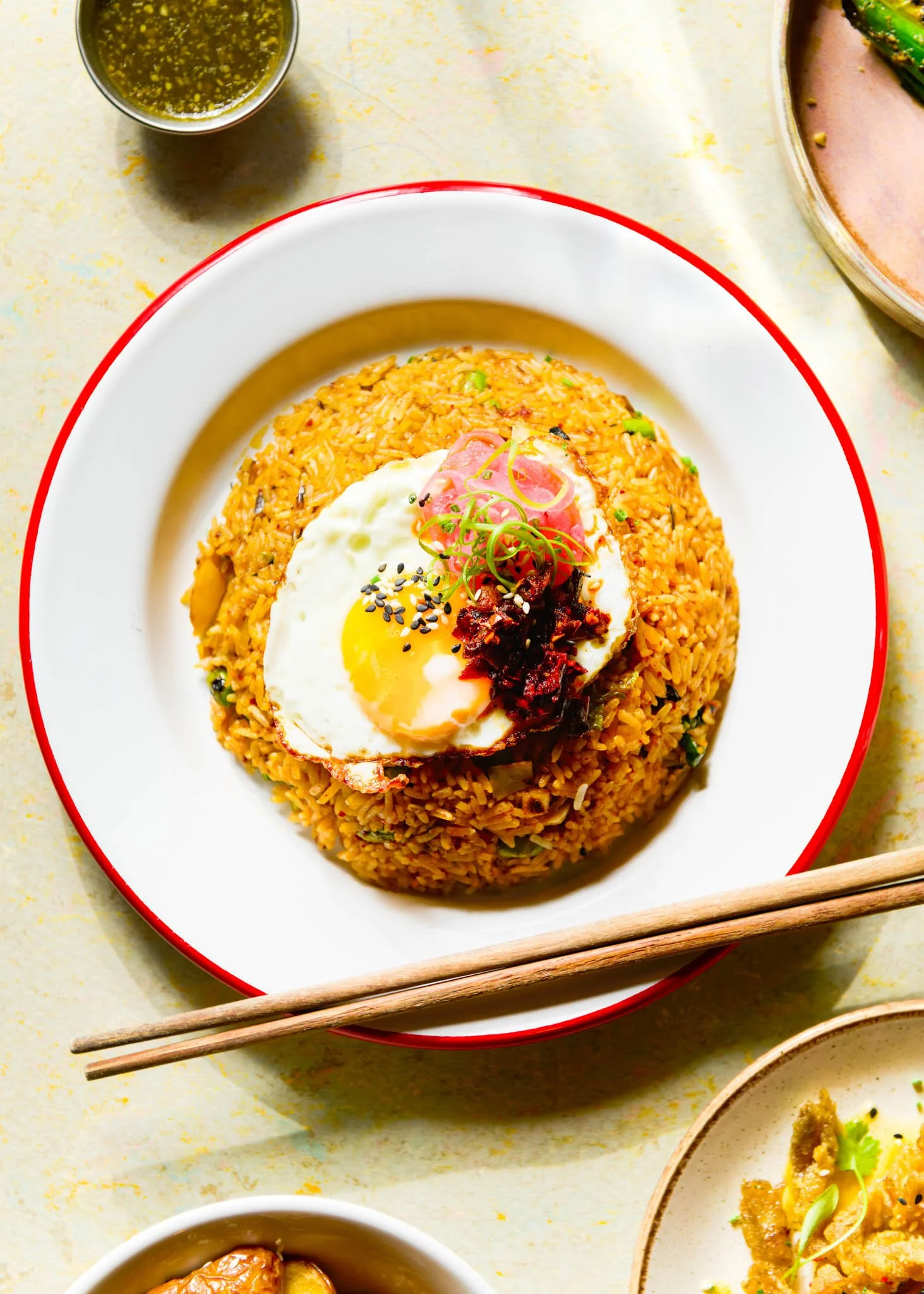 GaGa Glasgow rice dish with egg – food photography Glasgow Scotland