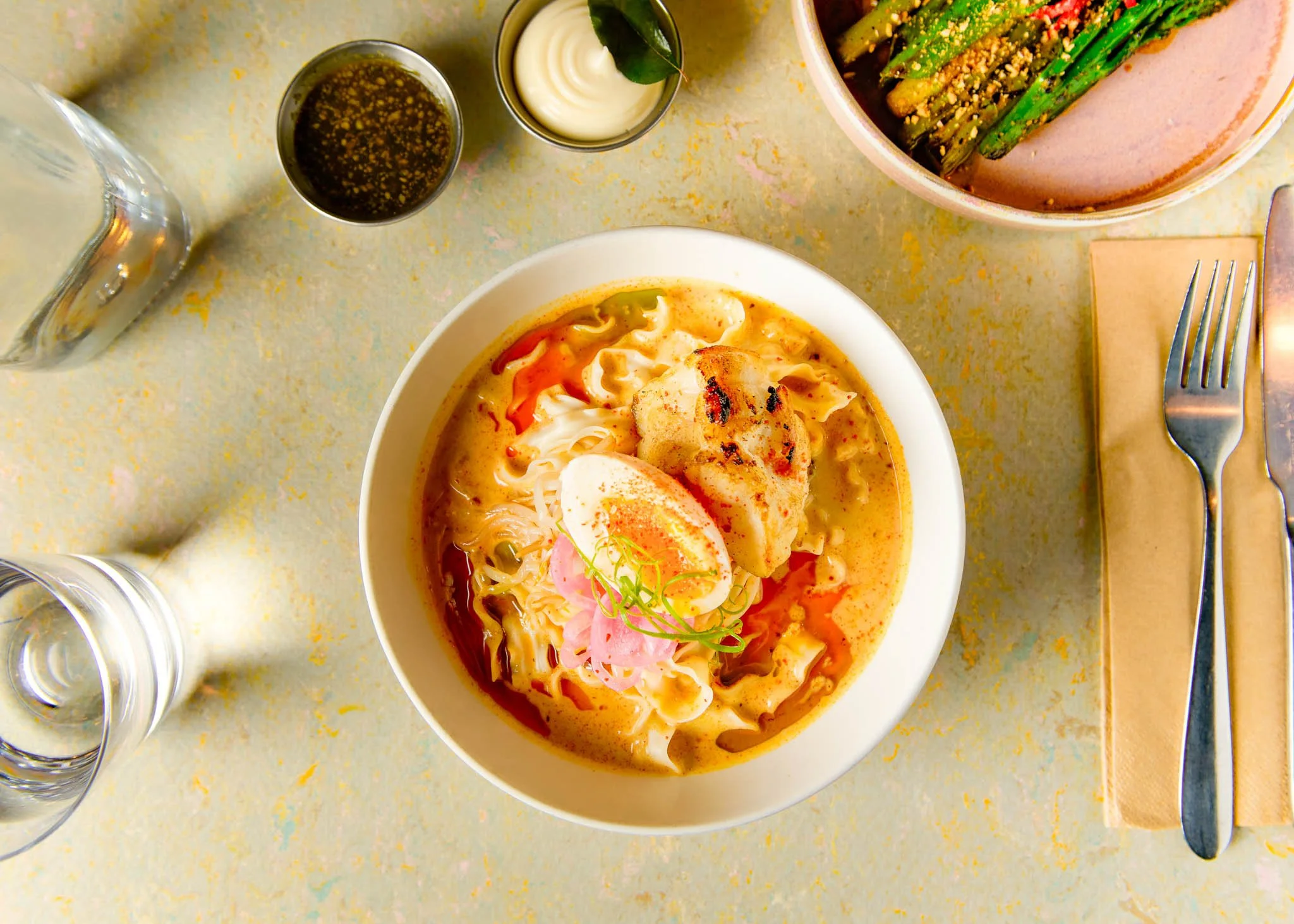 GaGa Glasgow ramen with egg – restaurant food photographer Glasgow Scotland