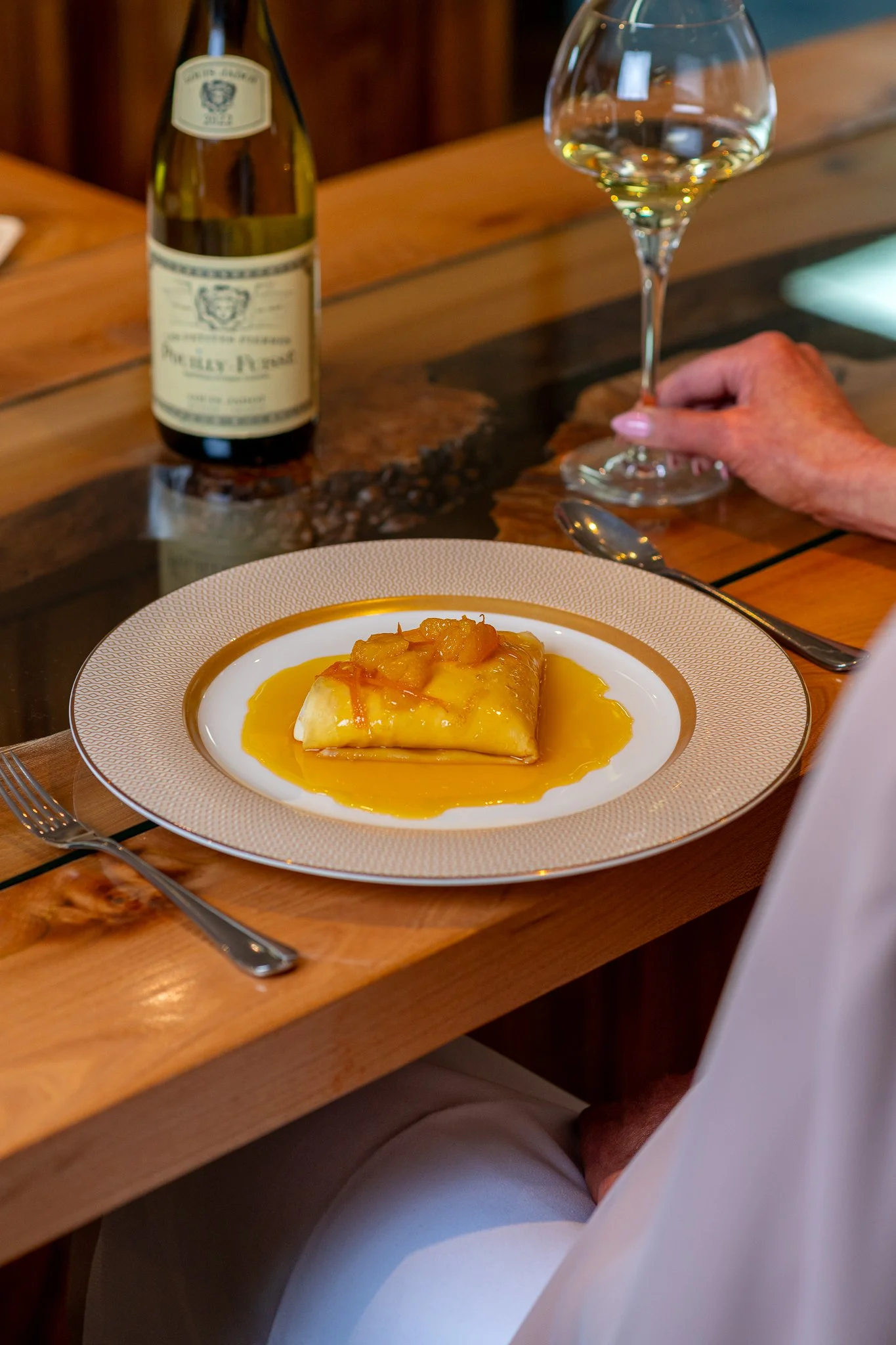 Trump Turnberry ravioli tasting menu dish – fine dining food photography Ayrshire Scotland