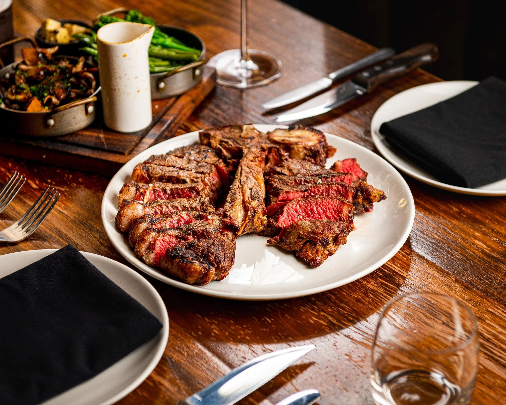 Gost Bar Restaurant Glasgow ribeye steak – restaurant food photography Glasgow