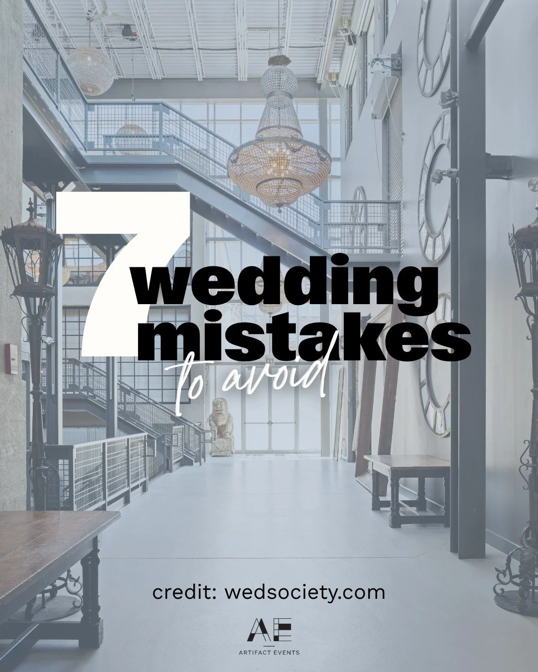 7 Wedding Mistakes to Avoid‼️🚫 

Do you disagree with any of these tips? Let us know in the comments!👇️

Credit: @wedsociety

#weddingplanning #mistakestoavoid #explore