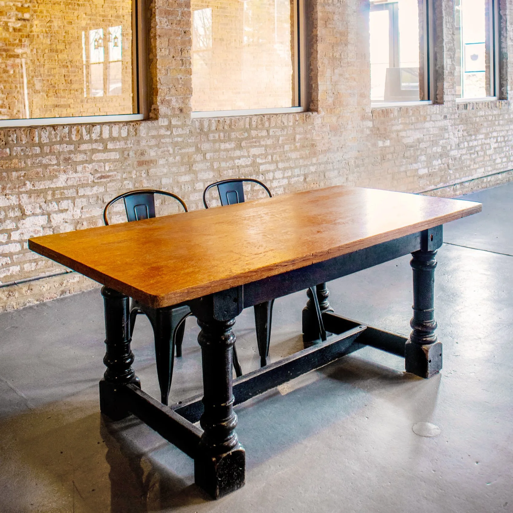 (2) 6'X3' Antique Wood Tables (1st Floor Use Only)