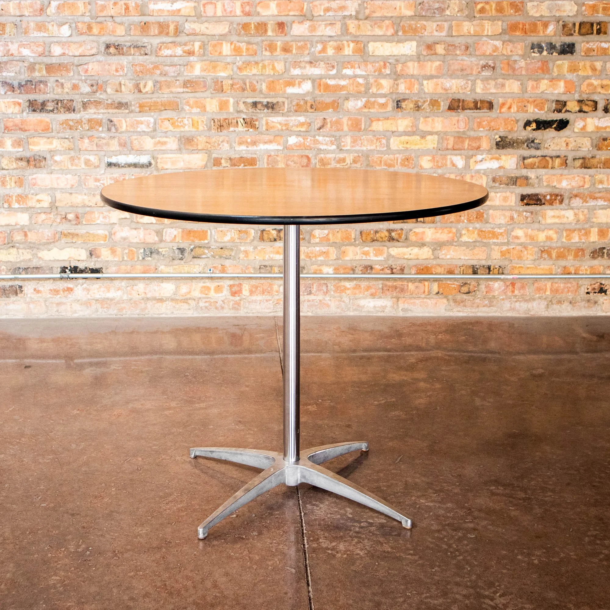 (9) 36" Round Highboy Tables