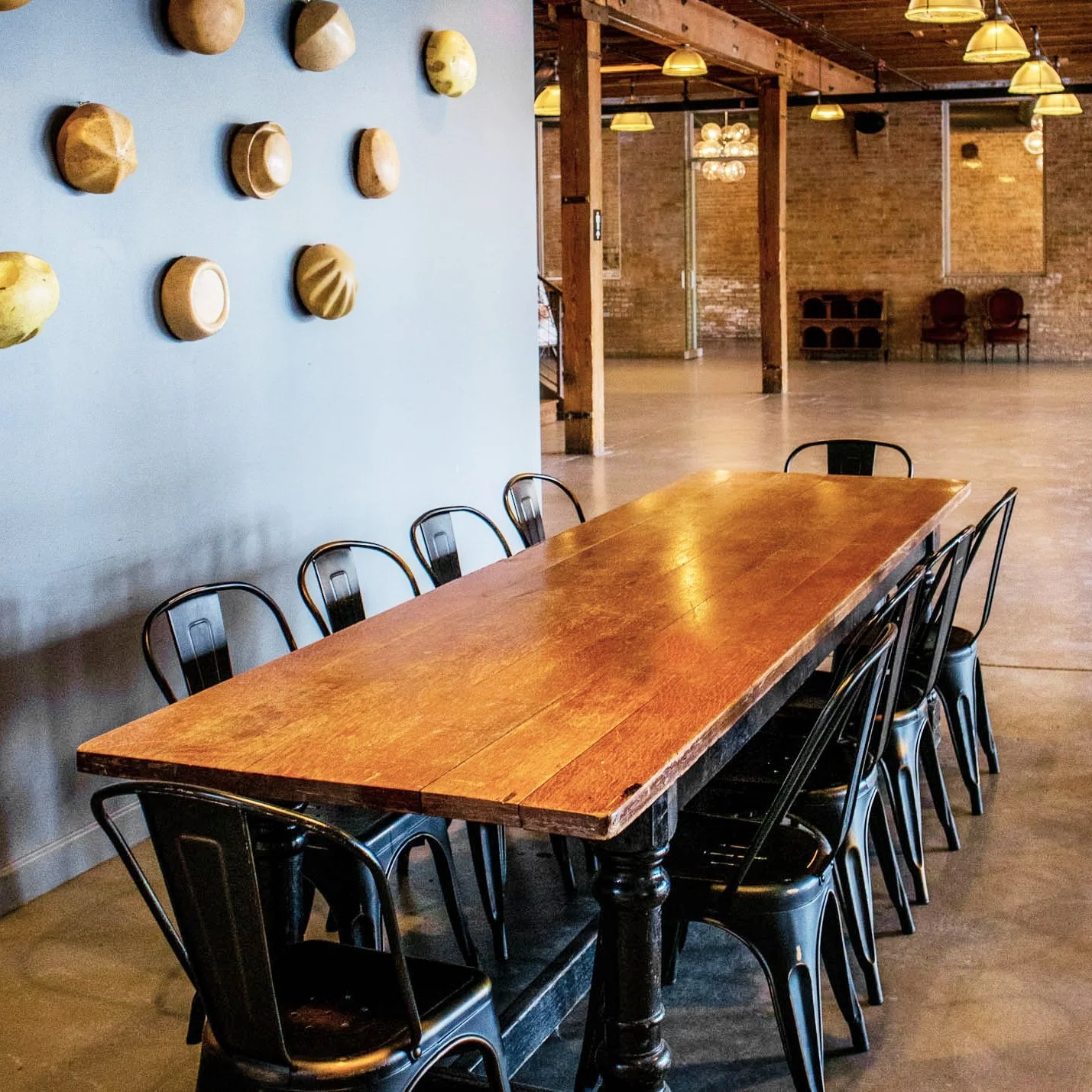 (2) 10'X3' Antique Wood Tables (1st Floor Use Only)