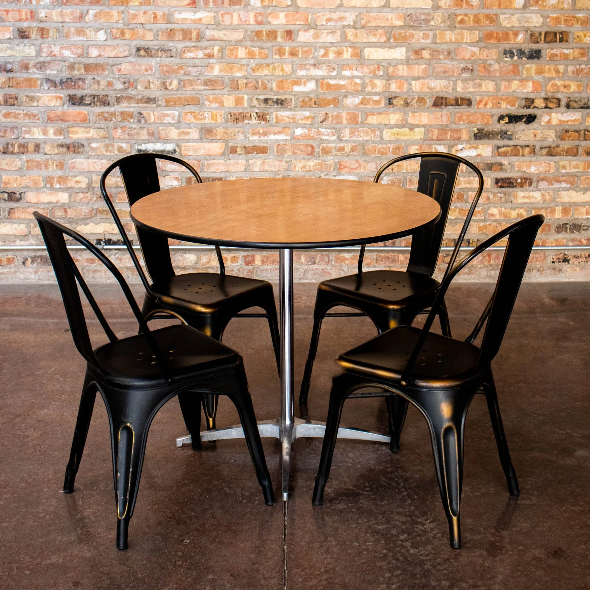 (9) 36" Round Cabaret Tables
