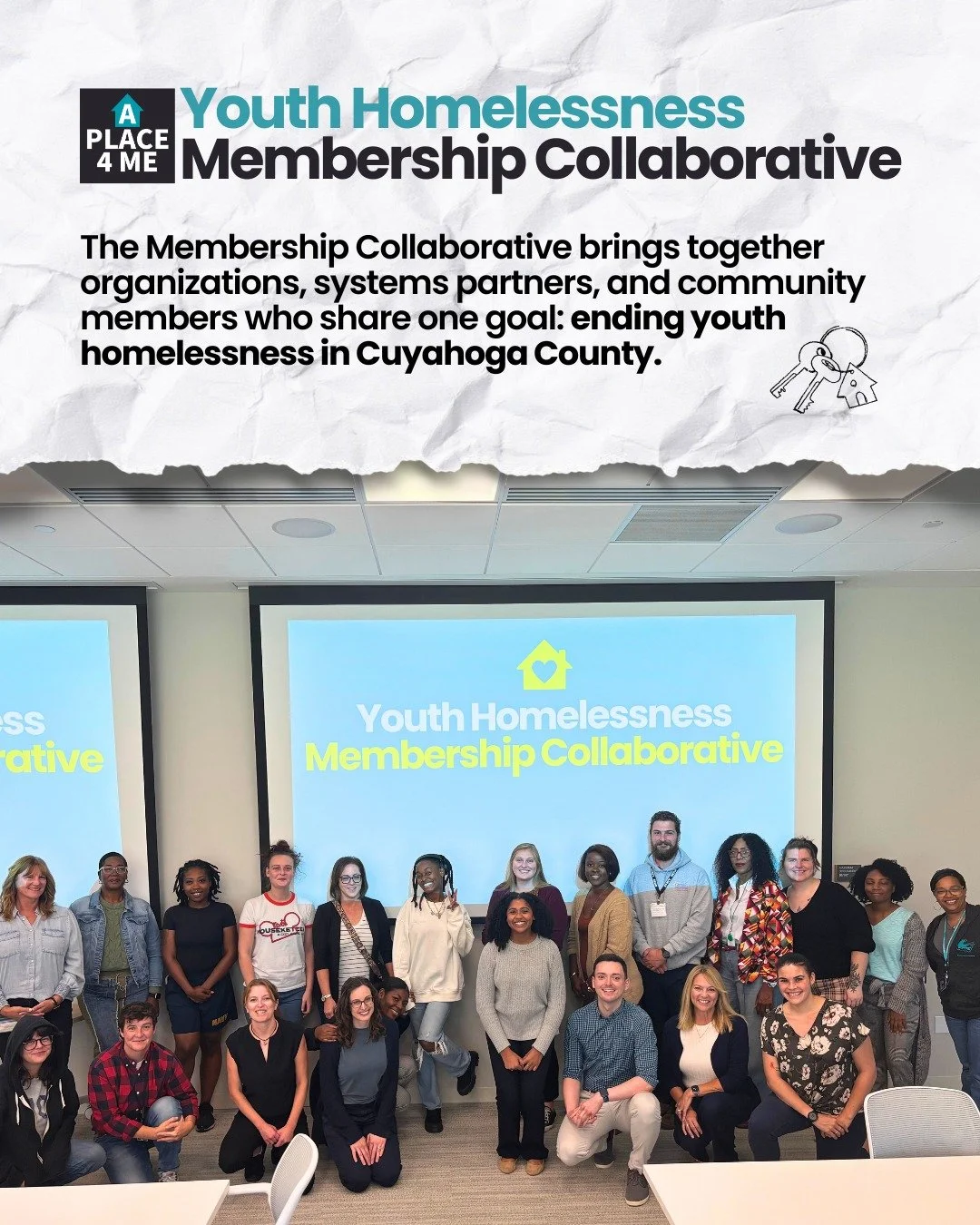 This is the movement to end youth and young adult homelessness in Cuyahoga County! ❤️🏠

Our latest collaborative meeting was filled with energy and momentum! Members highlighted critical work underway and ways to strengthen permanent connections wit