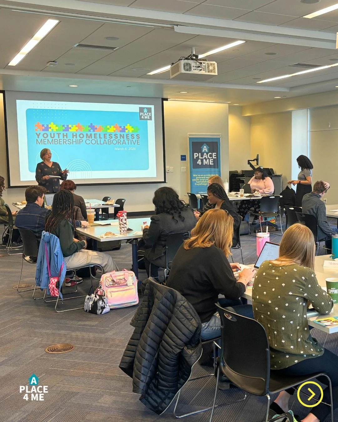 Last week, members of the Youth Homelessness Membership Collaborative gathered for a preview of the upcoming State of Youth Homelessness in Cuyahoga County report and continued the important work of preventing and ending youth homelessness in our com