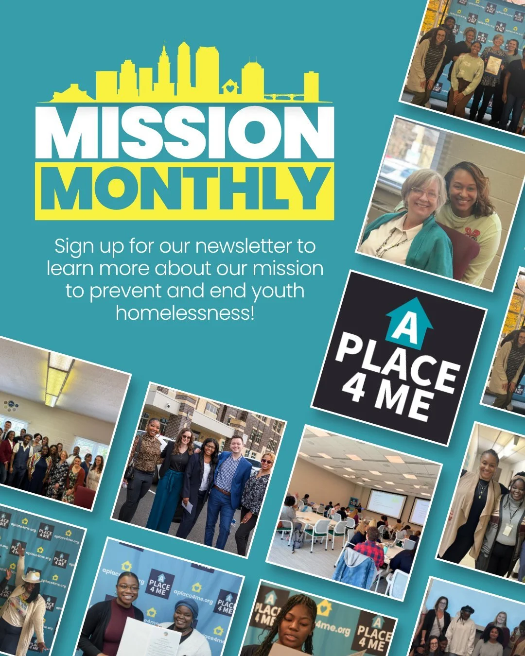 Each month, we share updates from our work to prevent and end youth homelessness in our community. 

Sign up for Mission Monthly to stay connected!
💌 Link in bio!