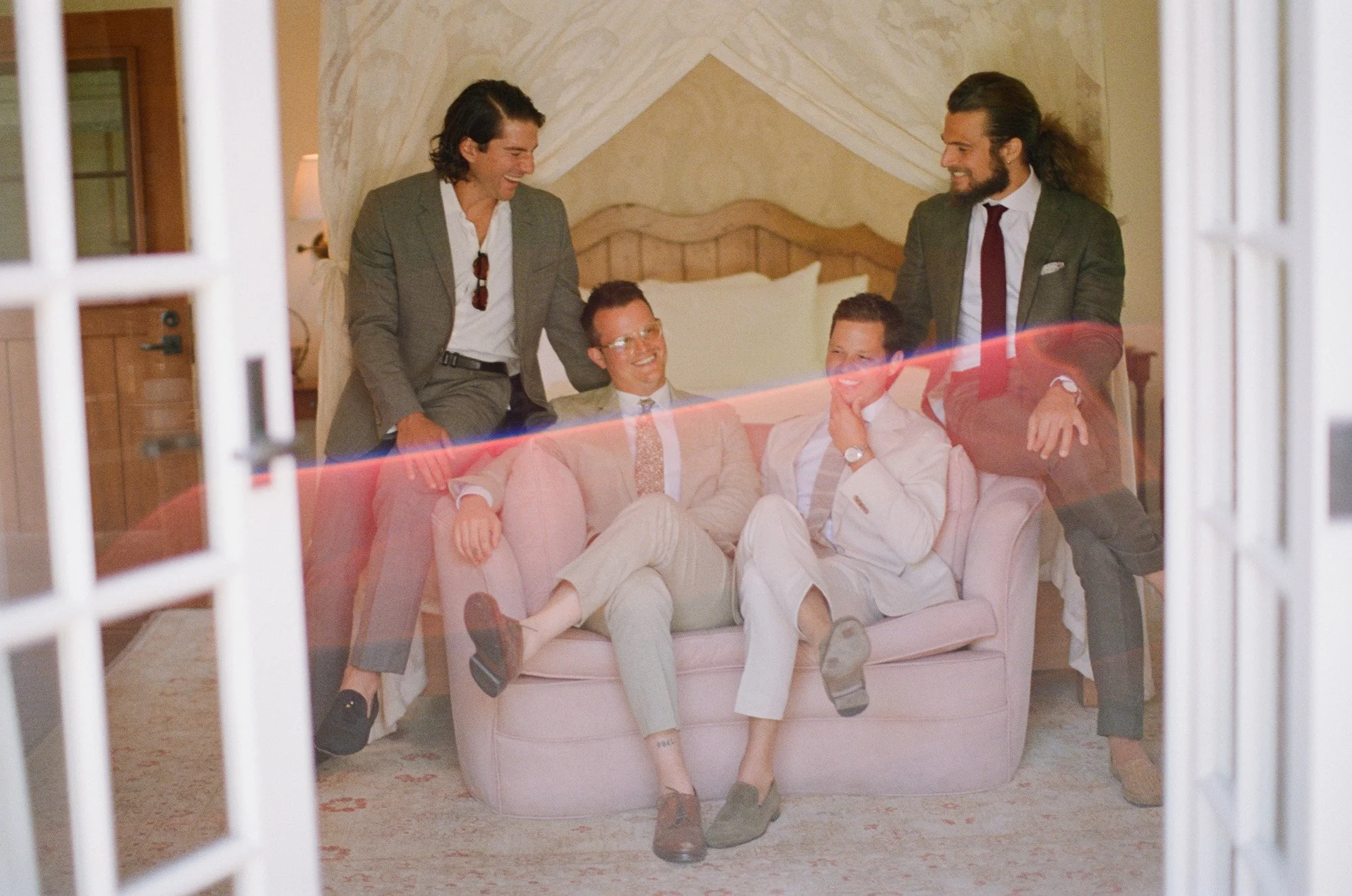 groom and his groomsmen photographed by Michael and Anna Costa