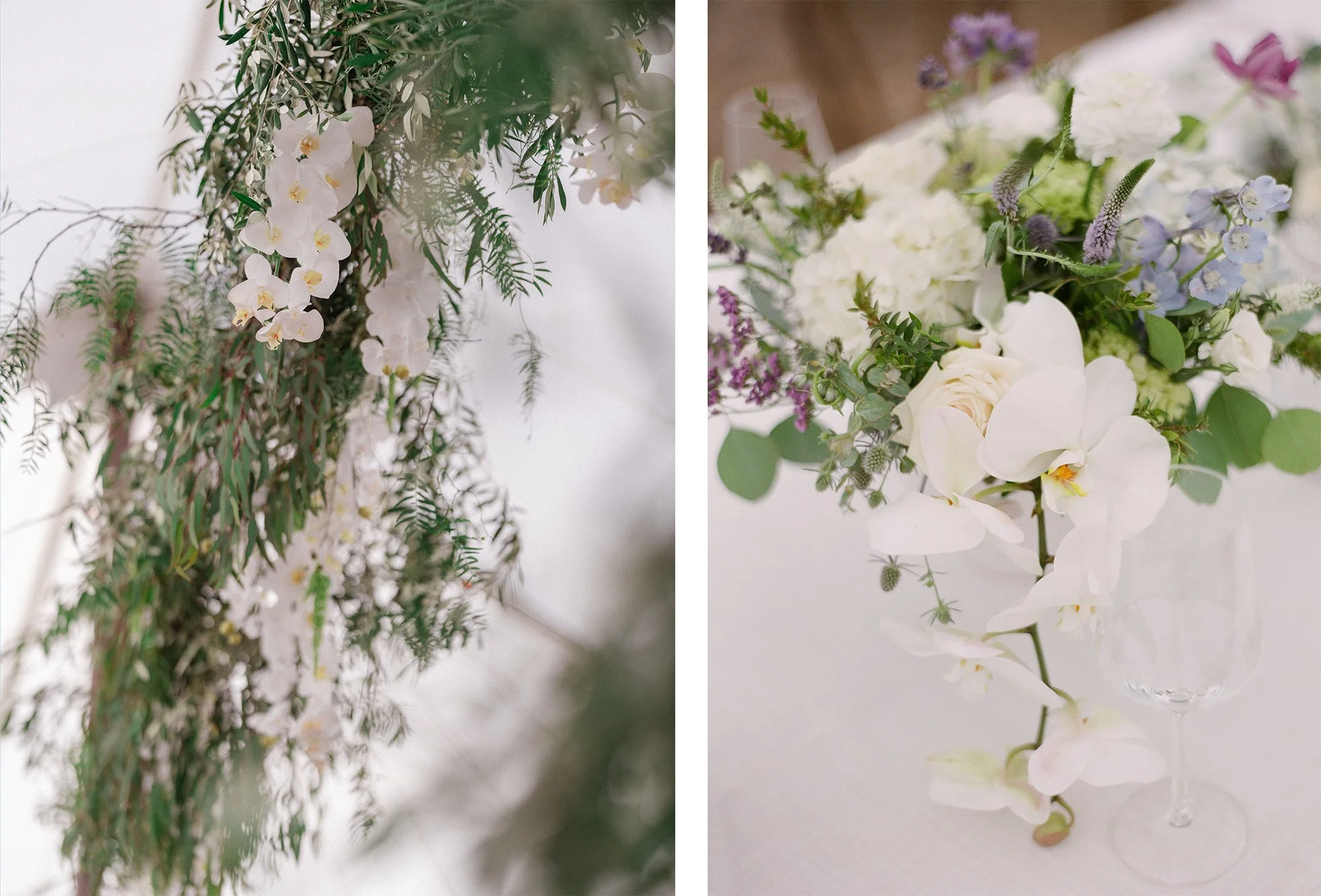 wedding flower arrangement photographed by Michael and Anna Costa