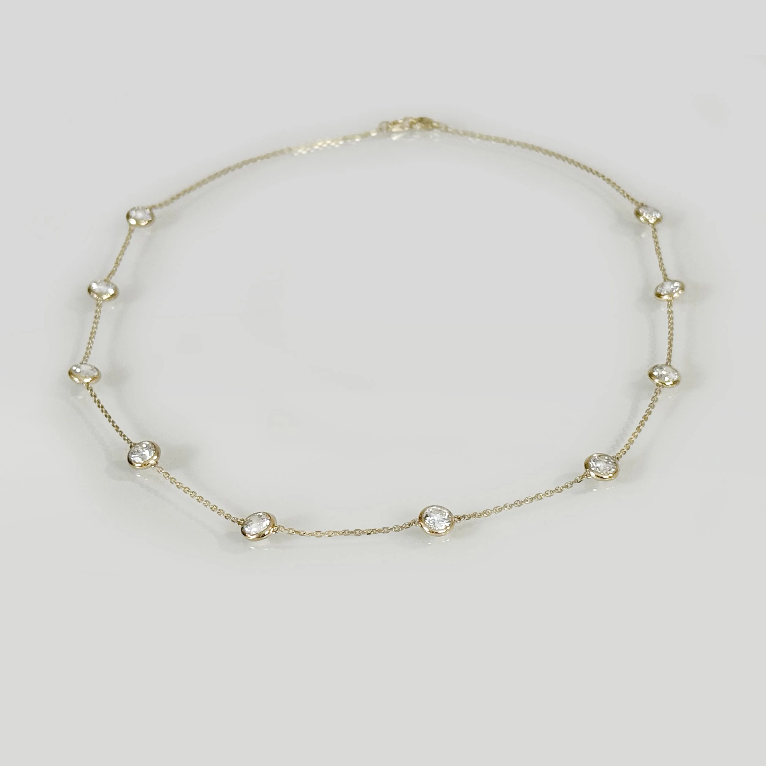 Diamond Station Necklace