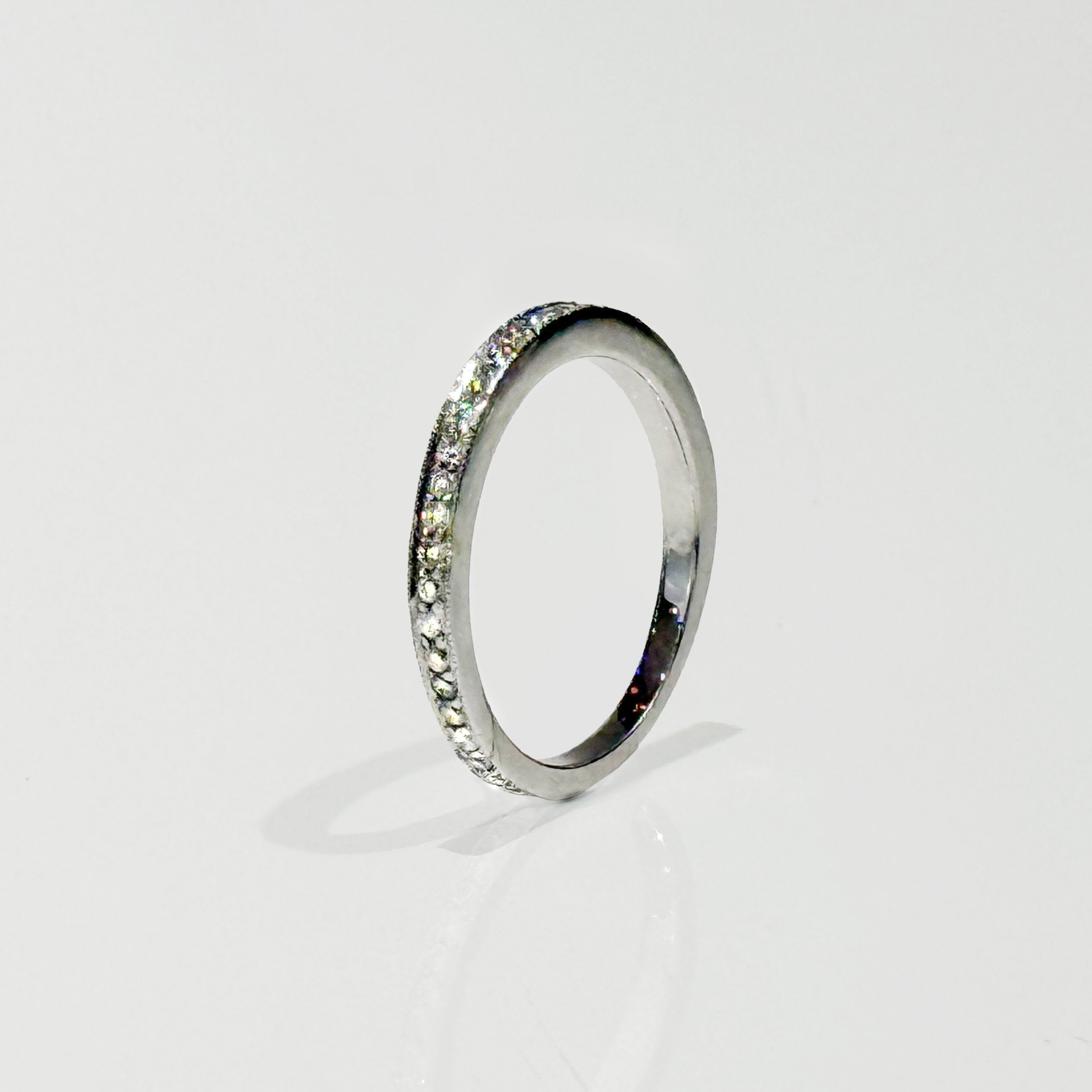 Diamond White Gold Band