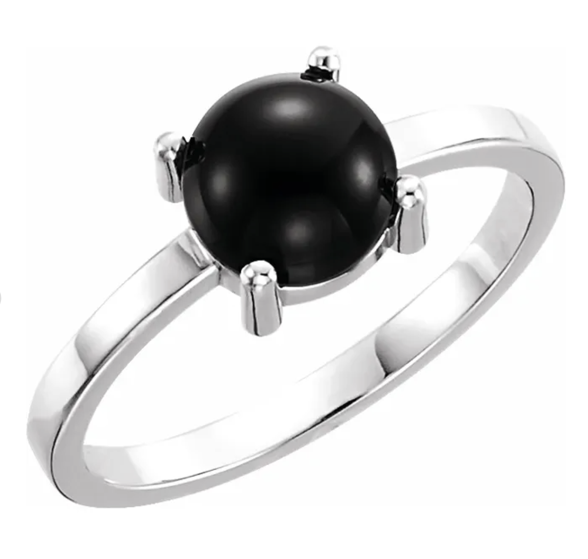 14K White 8 mm Round Natural Black Onyx_1.png