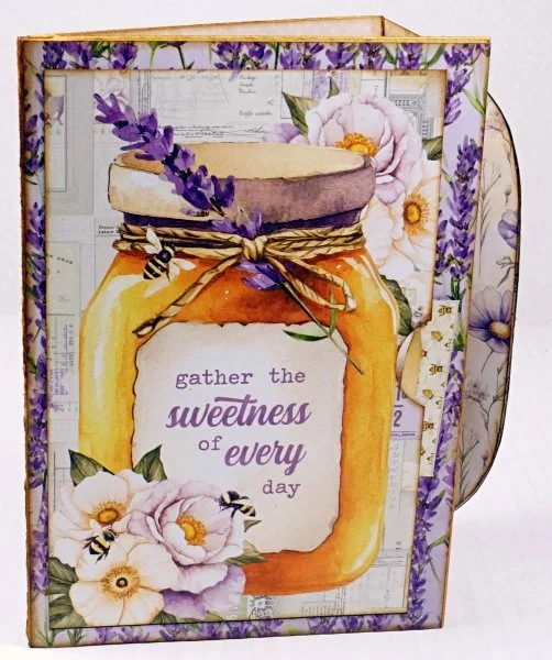 Lavendar Fields Envelope Book - April 16