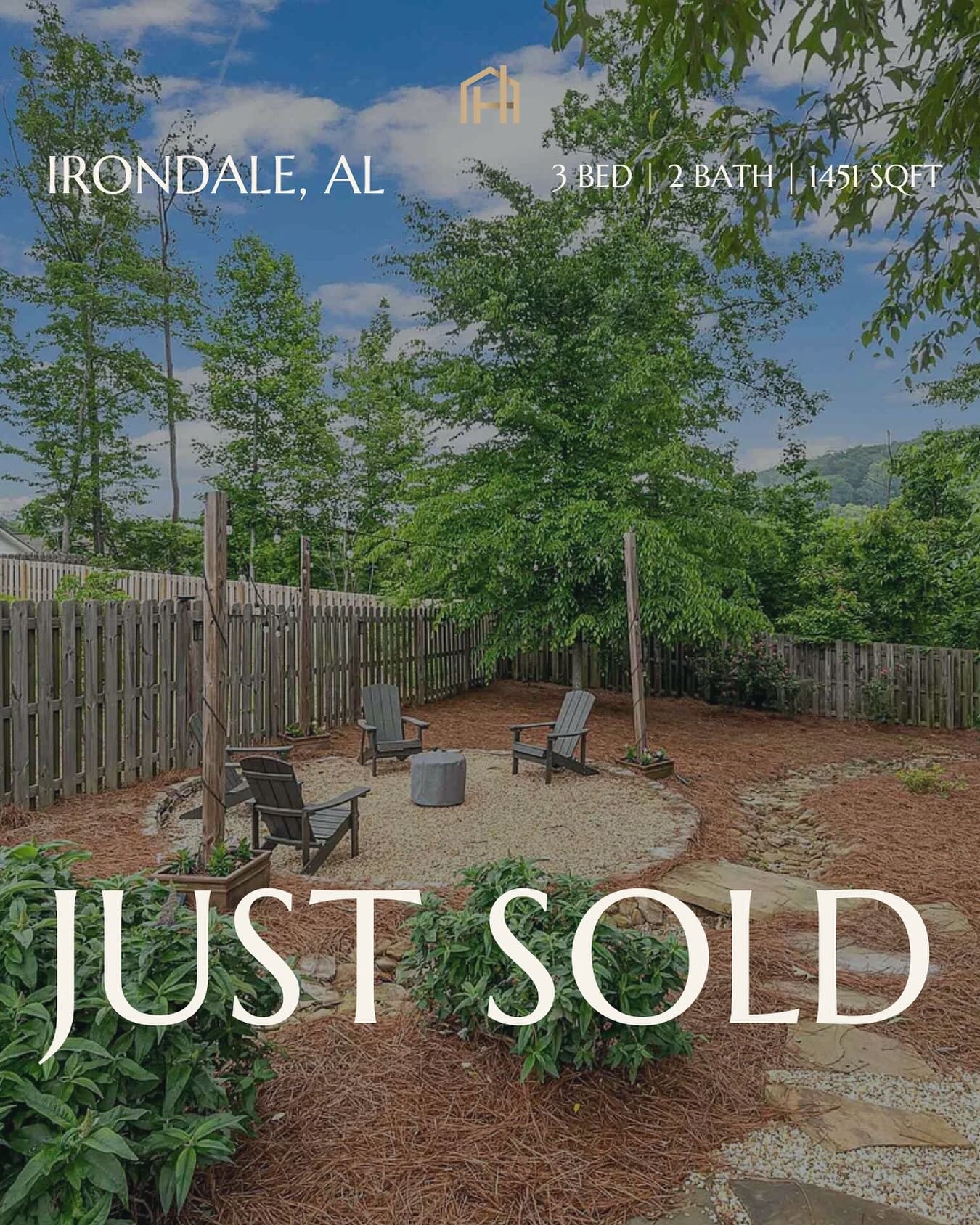SOLD in another beautiful Irondale neighborhood. Will miss these clients as they&rsquo;ve finished their training and accepted jobs outside Birmingham. Thankful that they trusted me on both the buying and selling side. Referrals and repeat clients ar