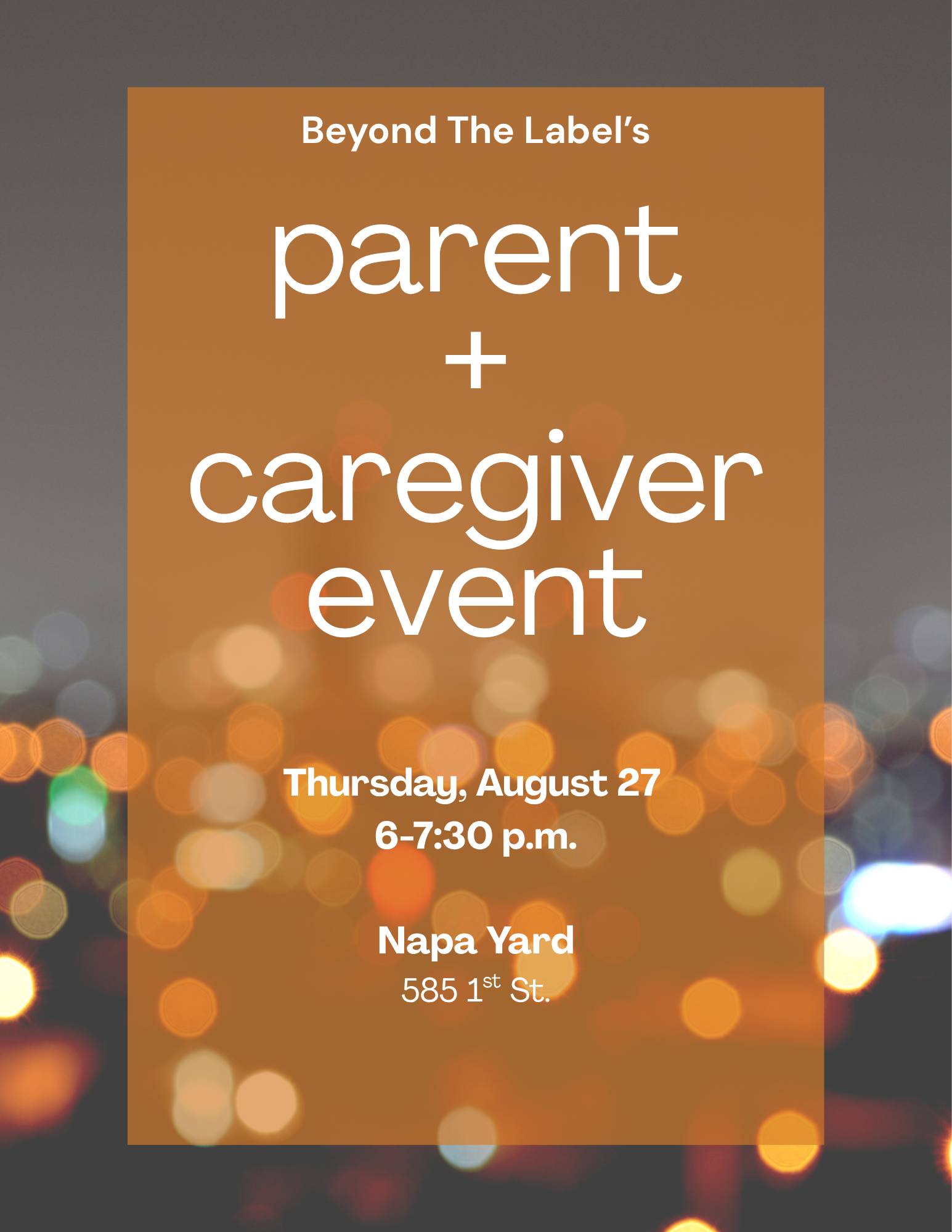Caregiver Event