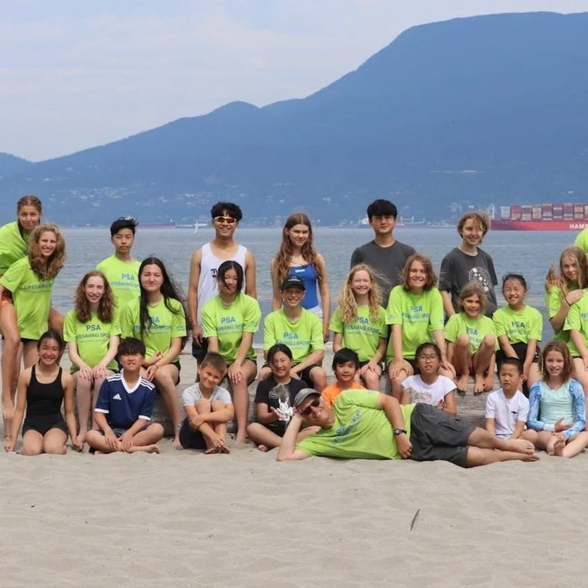 Pacific Lifesaving Club summer camp group