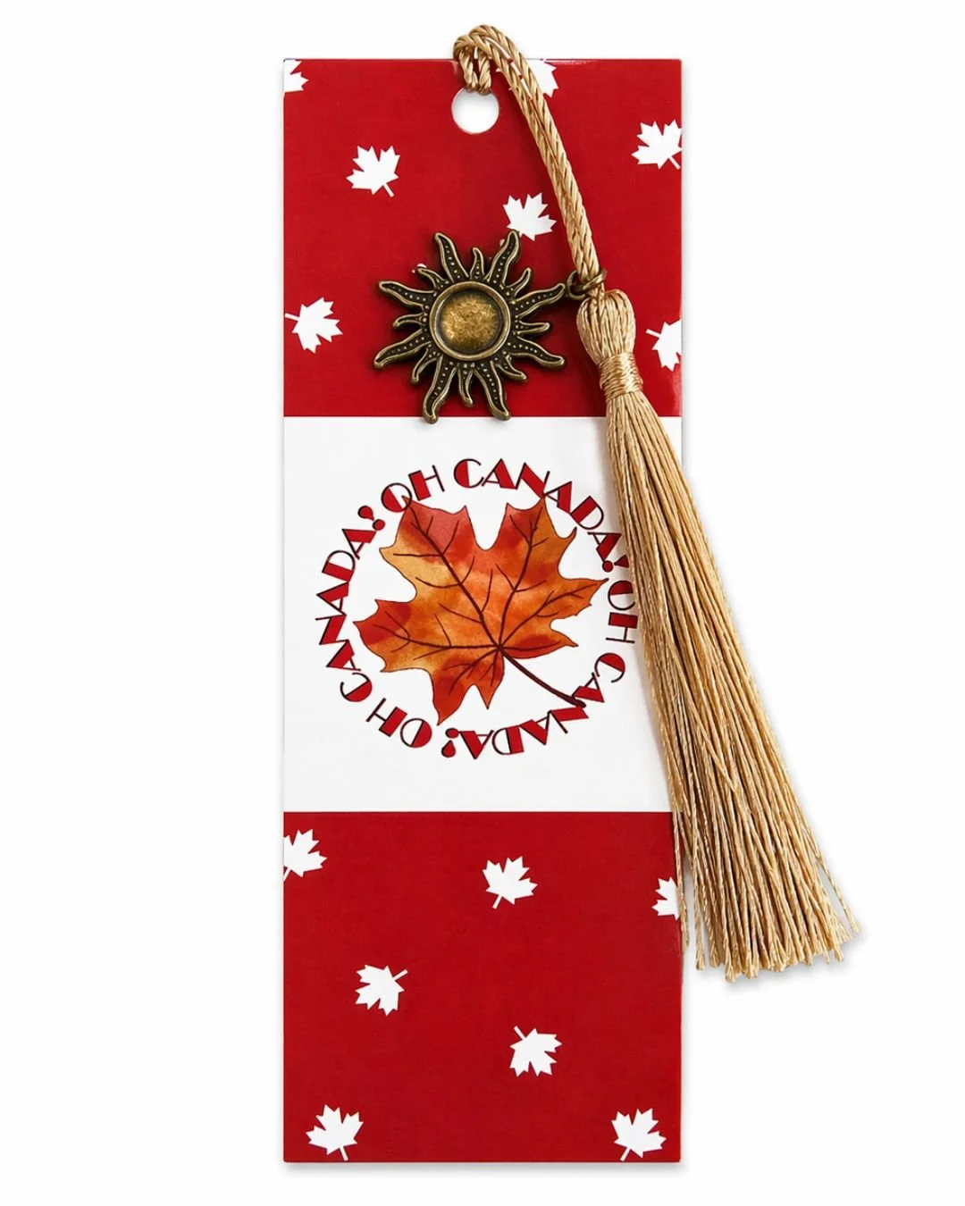 OH Canada! Bookmark with Sun Charm