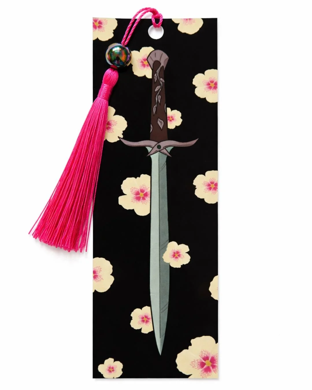 Elven Warrior Bookmark with Metallic Oil Bead