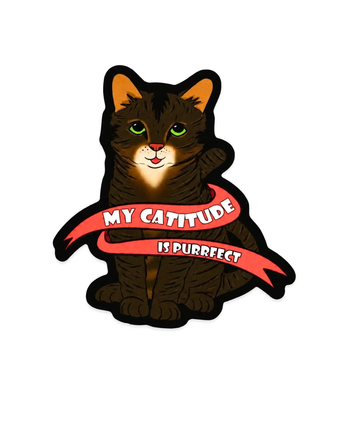 Catitude Sticker