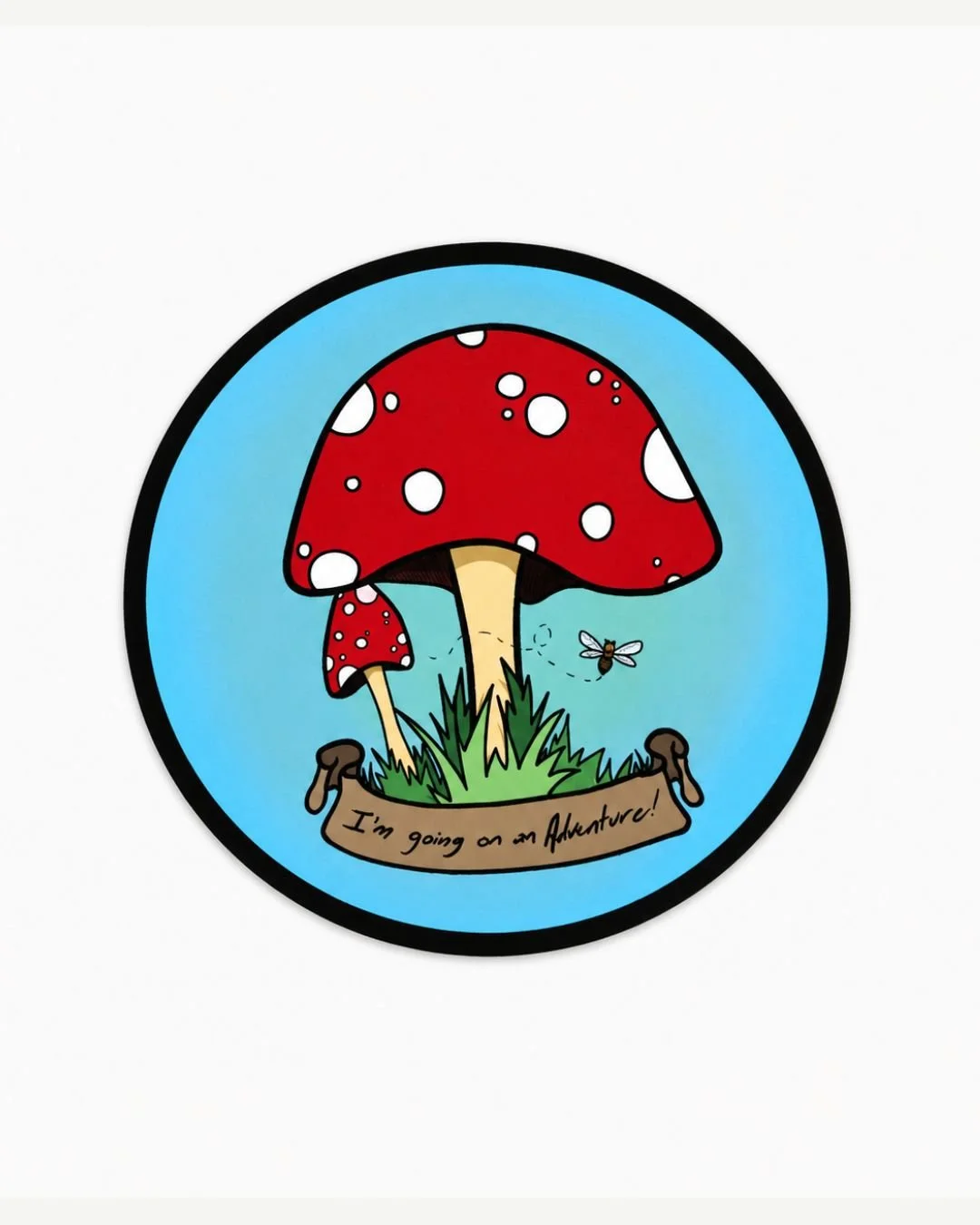 Mushroom Adventure Sticker